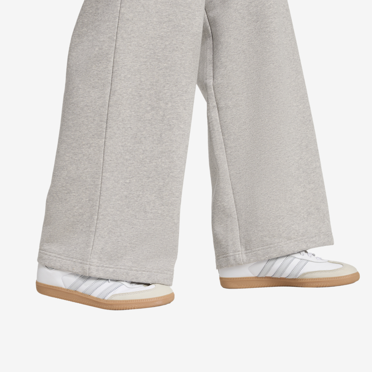adidas Originals Essentials Fleece Wide Leg Pants Image 4 of 7. Tap to open photo gallery.