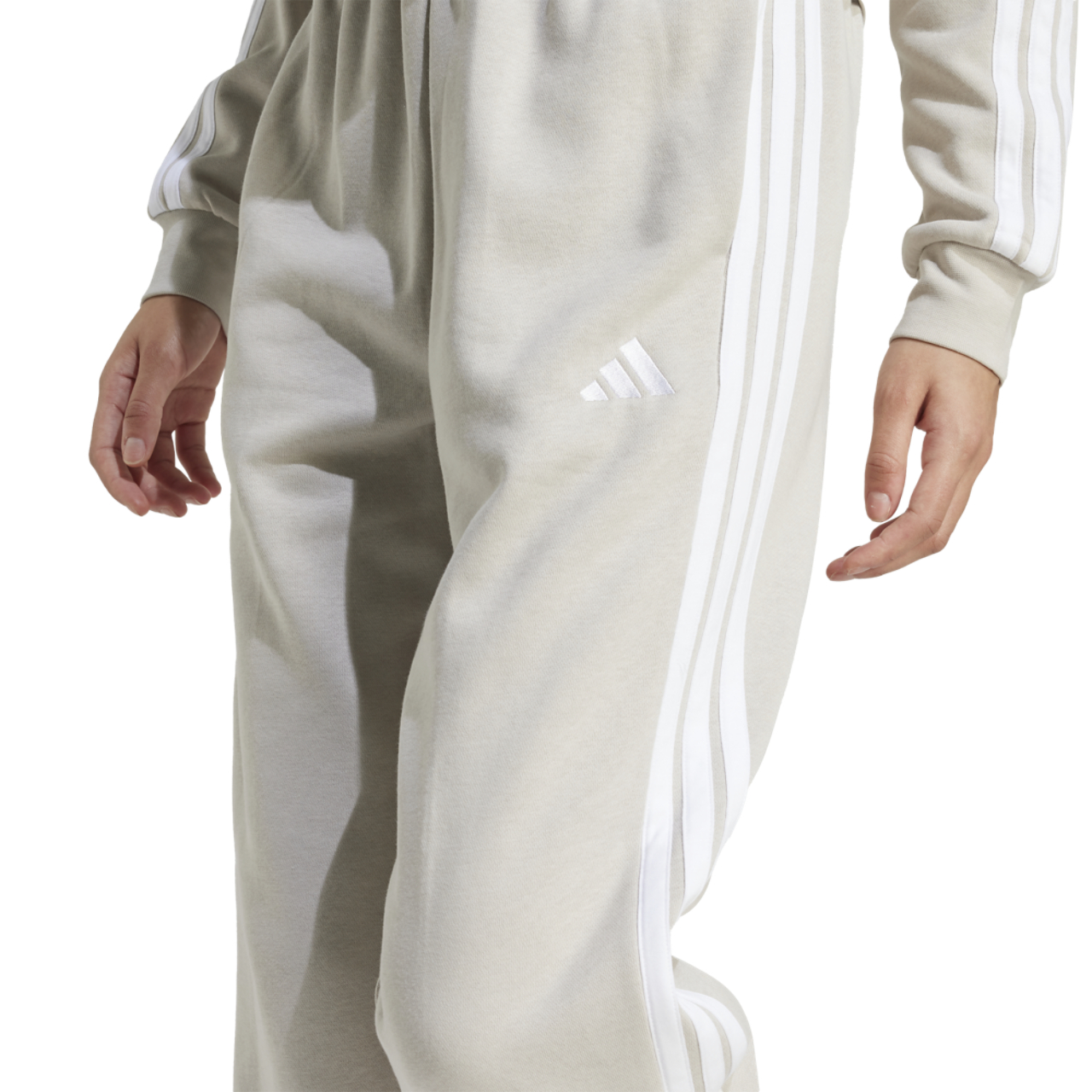 adidas Essentials 3-Stripes Fleece Loose Pants - Women's | Foot Locker