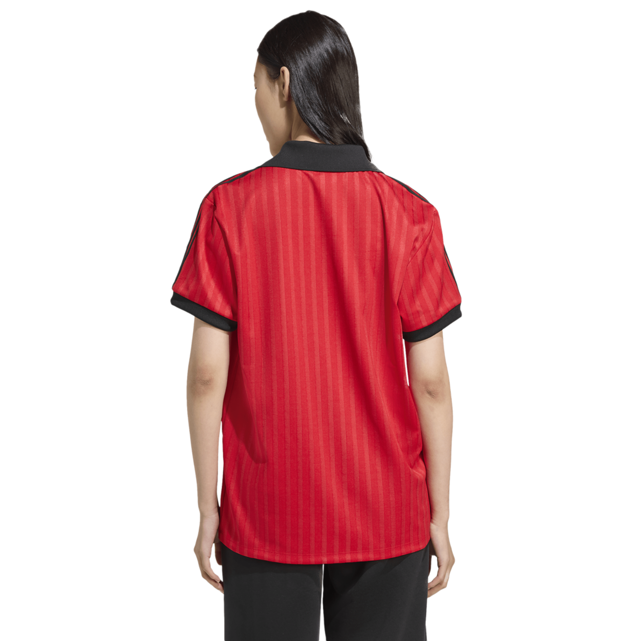 adidas Football Polo Tee Image 2 of 5. Tap to open photo gallery.