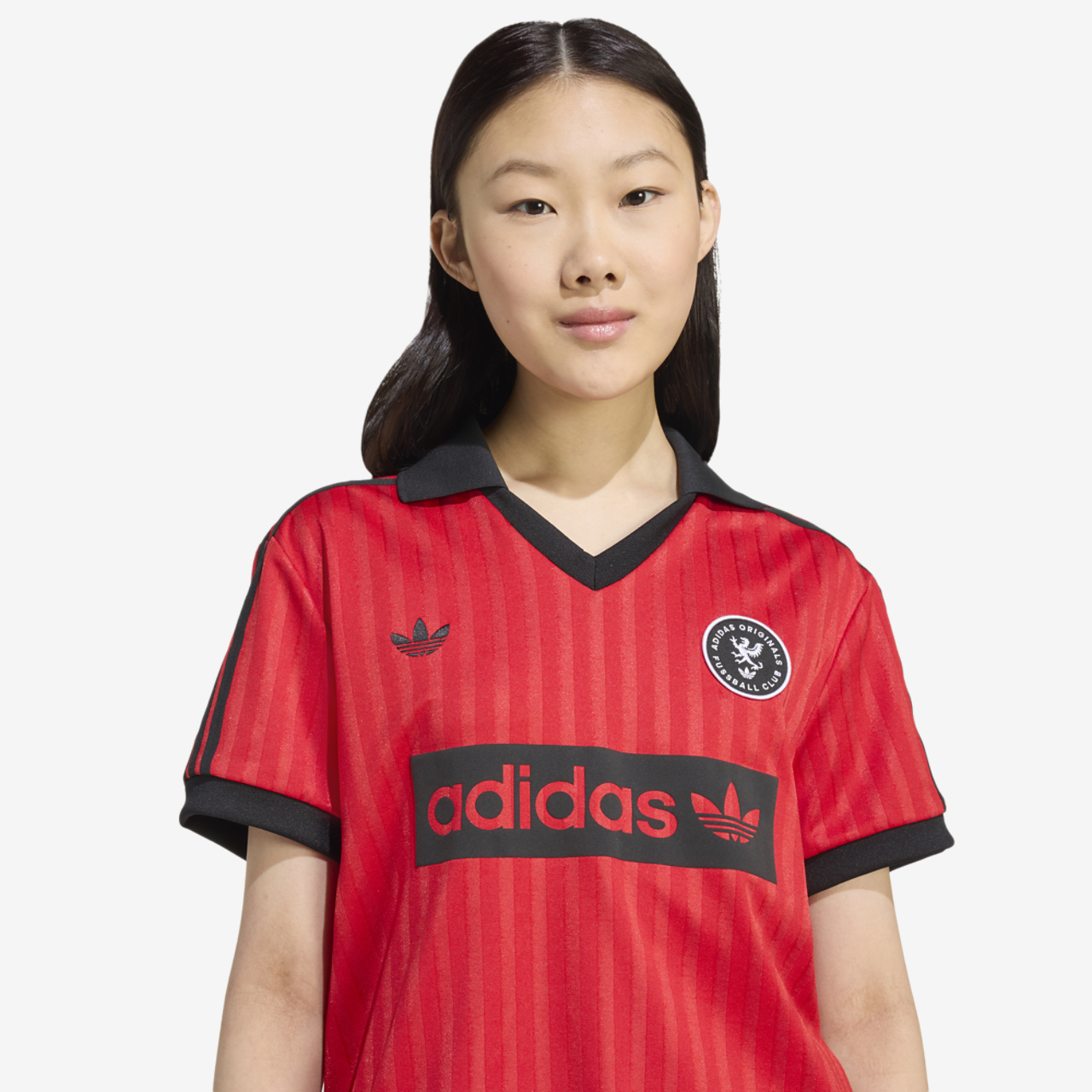 adidas Football Polo Tee Image 3 of 5. Tap to open photo gallery.