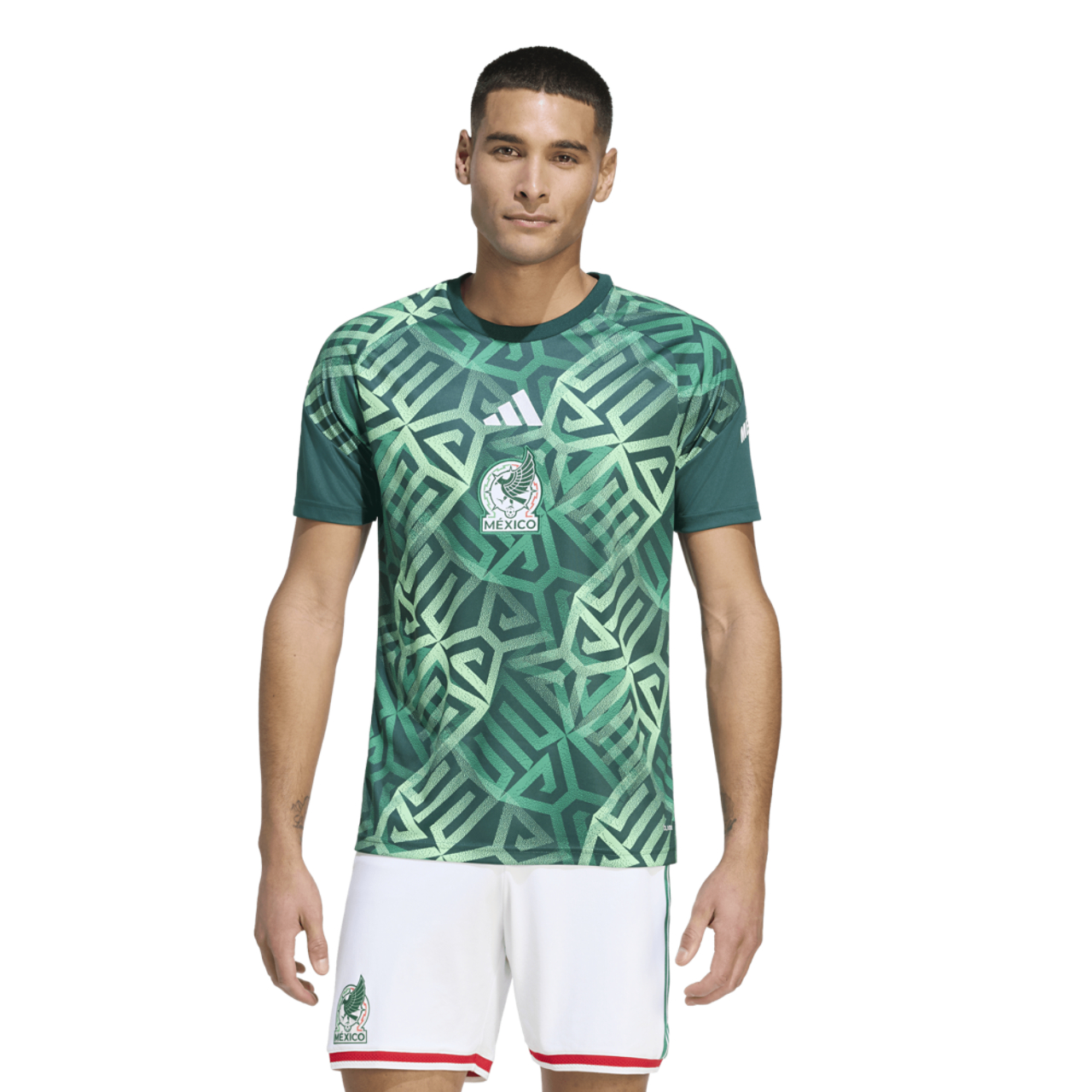 adidas Mexico 26 Home Pre Match Jersey - Men's | Champs Sports