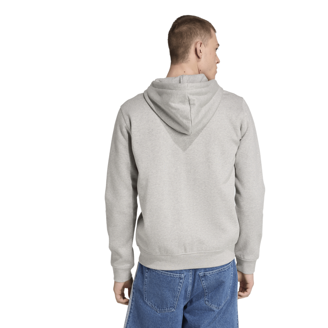 adidas Originals ESS Full-Zip Hoodie Image 2 of 6. Tap to open photo gallery.