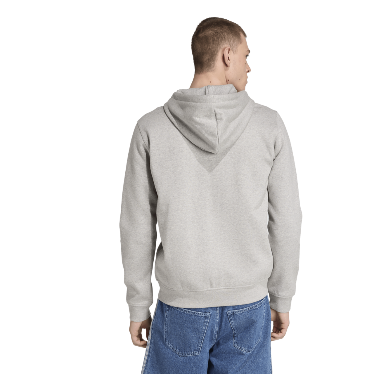 adidas Originals ESS Full-Zip Hoodie Image 2 of 6. Tap to open photo gallery.