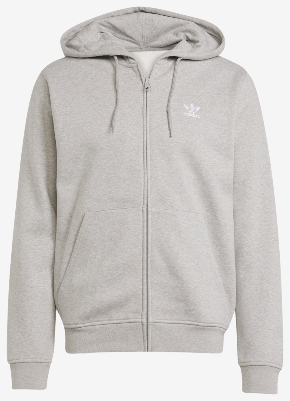 adidas Originals ESS Full-Zip Hoodie Image 6 of 6. Tap to open photo gallery.