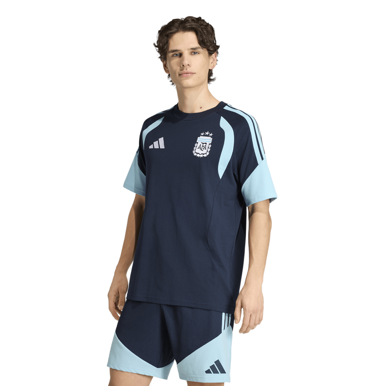 adidas Argentina 26 Tiro Sweat Tee Image 1 of 7. Tap to open photo gallery.