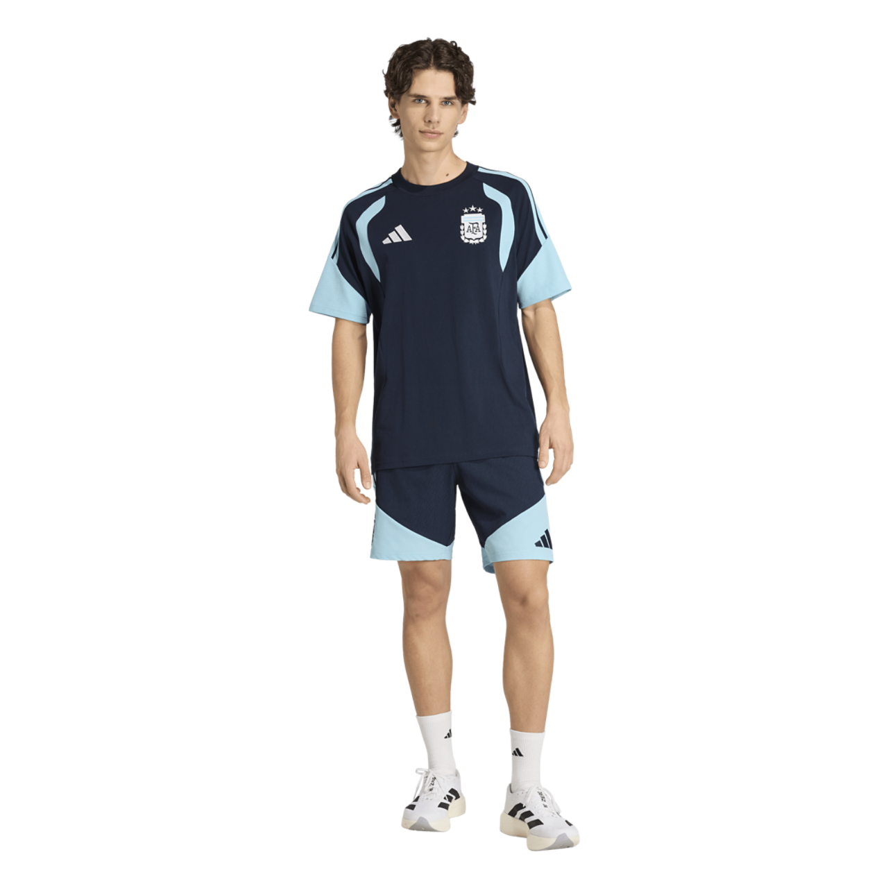 adidas Argentina 26 Tiro Sweat Tee Image 4 of 7. Tap to open photo gallery.