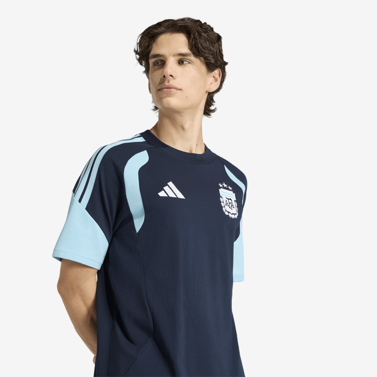 adidas Argentina 26 Tiro Sweat Tee Image 5 of 7. Tap to open photo gallery.
