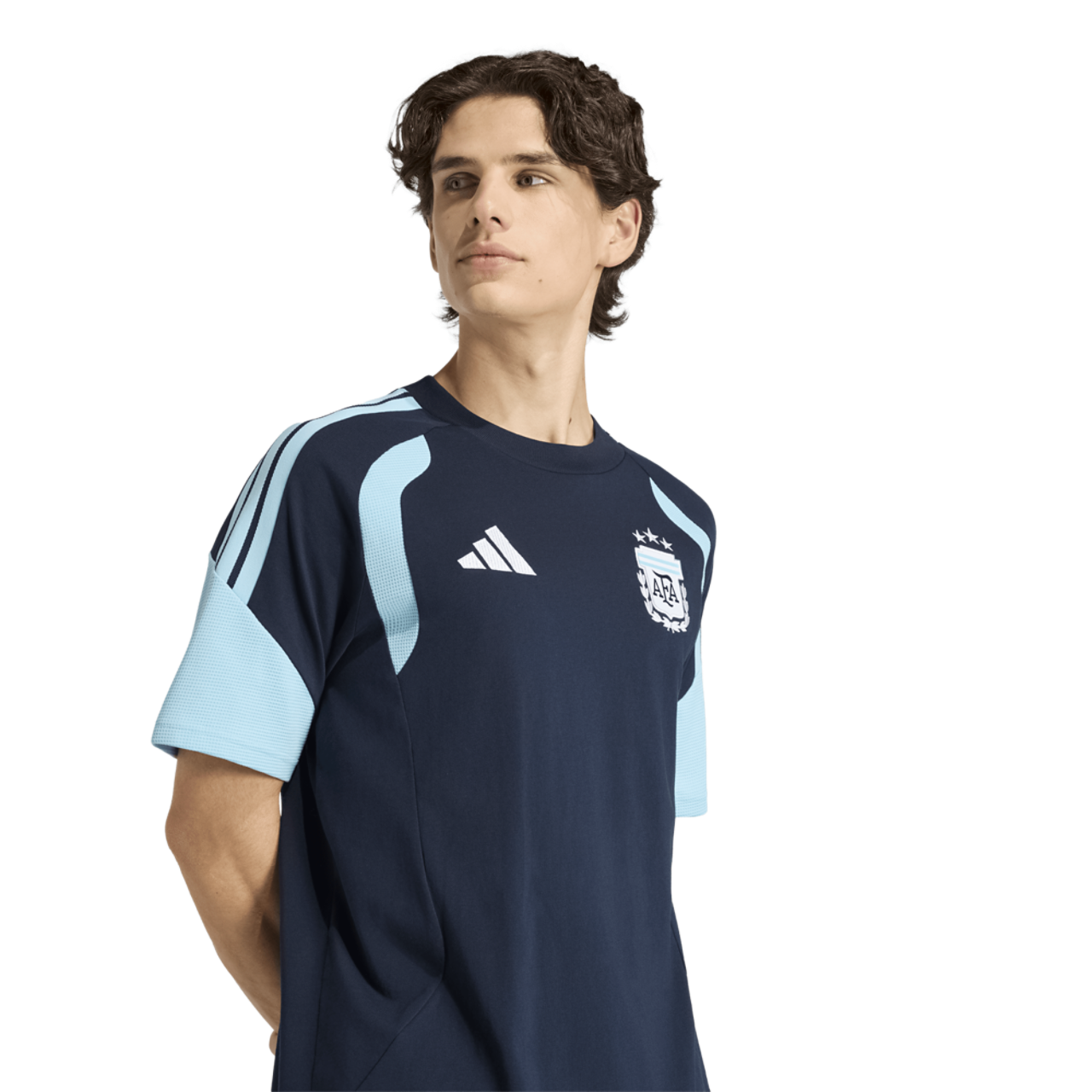 adidas Argentina 26 Tiro Sweat Tee Image 5 of 7. Tap to open photo gallery.