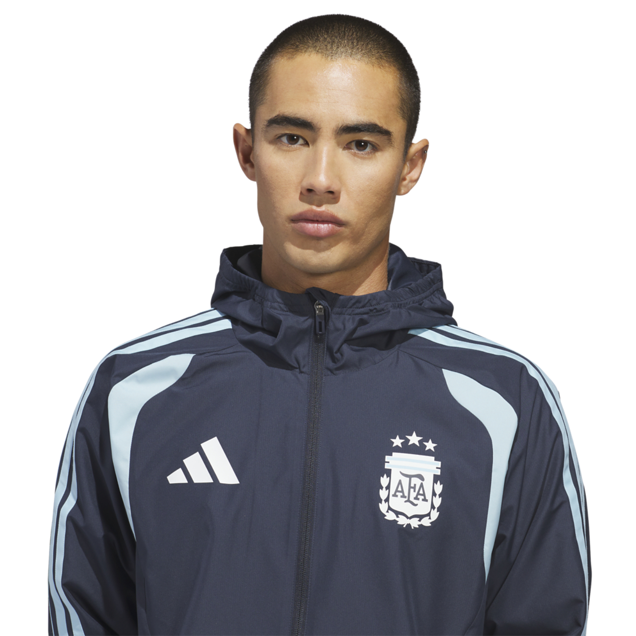 adidas Argentina 26 Tiro All Weather Jacket Image 5 of 7. Tap to open photo gallery.
