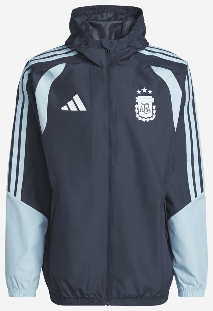 adidas Argentina 26 Tiro All Weather Jacket Image 7 of 7. Tap to open photo gallery.