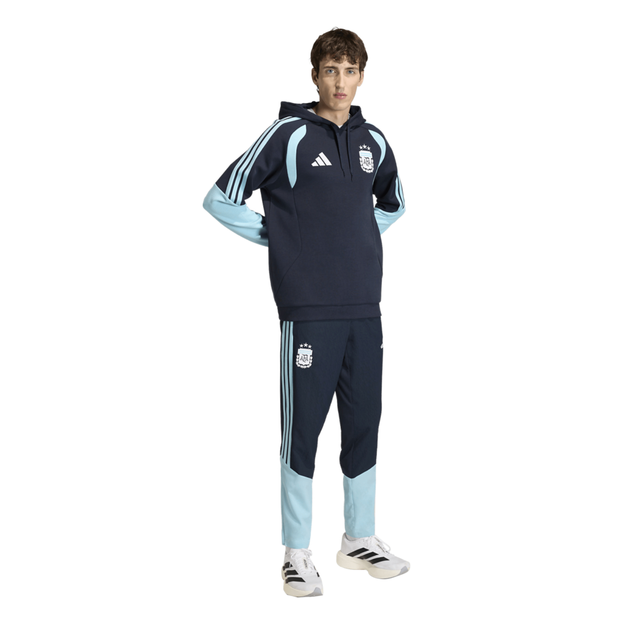 adidas Argentina 26 Tiro Sweat Hoodie Image 3 of 7. Tap to open photo gallery.