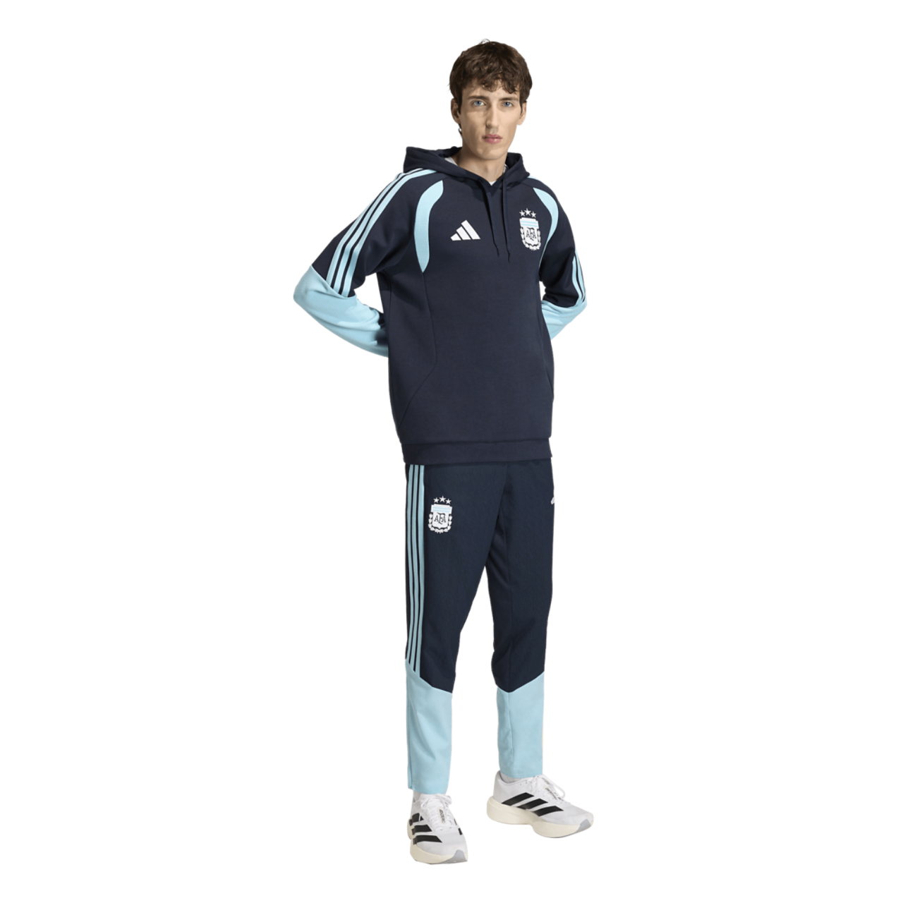 adidas Argentina 26 Tiro Sweat Hoodie Image 3 of 7. Tap to open photo gallery.