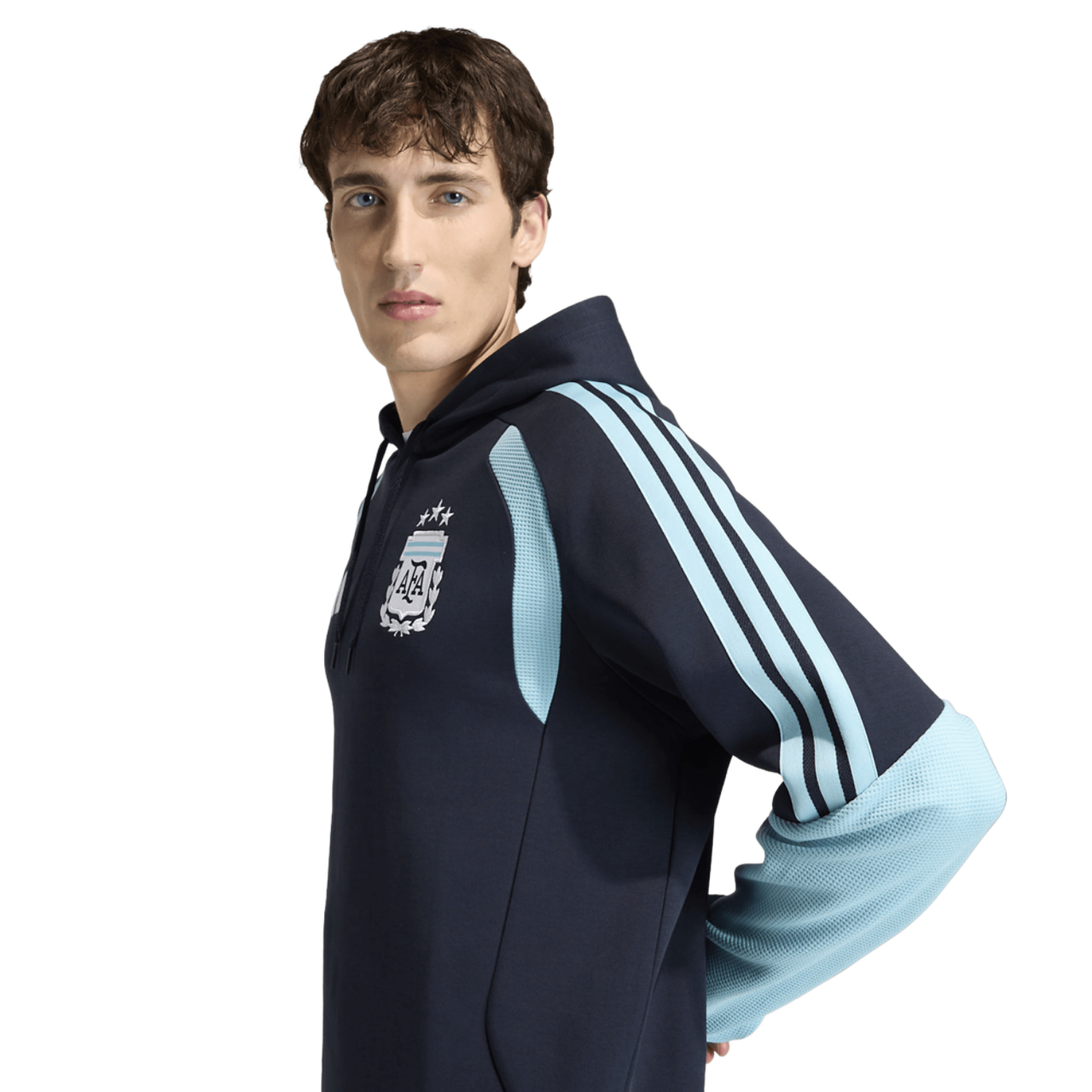 adidas Argentina 26 Tiro Sweat Hoodie Image 6 of 7. Tap to open photo gallery.
