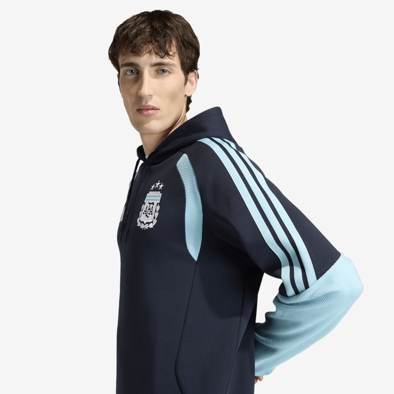 adidas Argentina 26 Tiro Sweat Hoodie Image 6 of 7. Tap to open photo gallery.