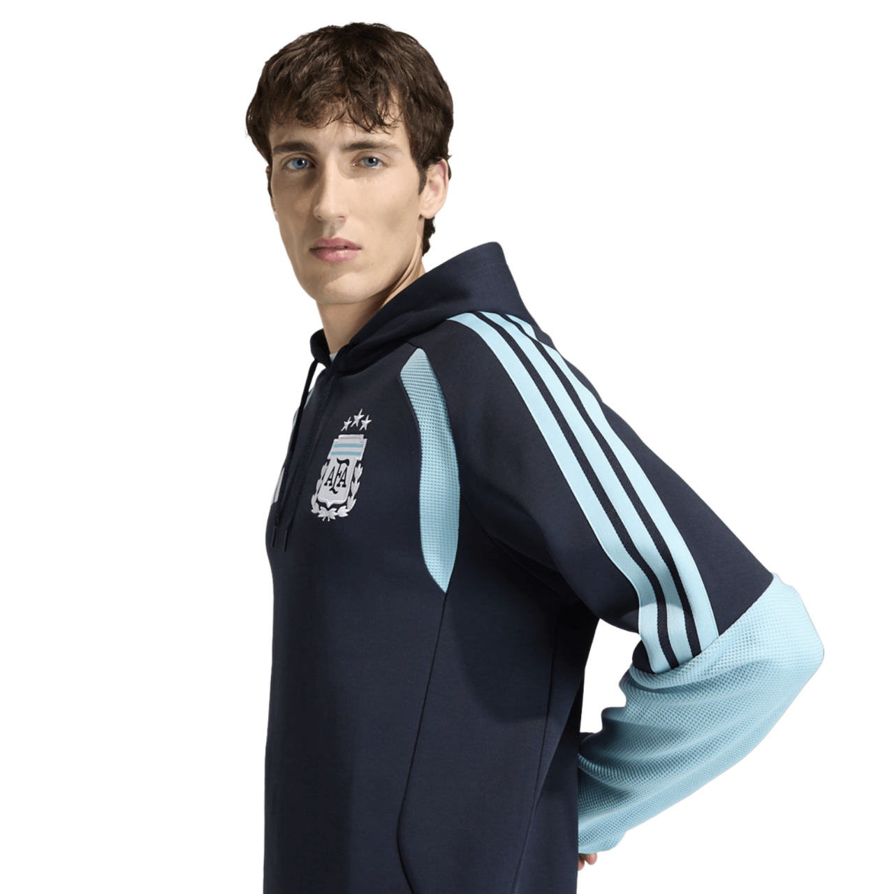adidas Argentina 26 Tiro Sweat Hoodie Image 6 of 7. Tap to open photo gallery.