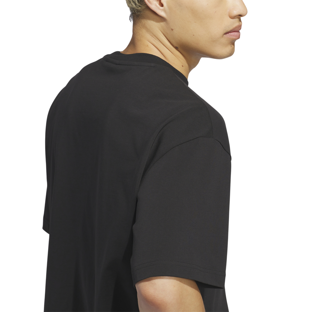 adidas Worldwide Hoops Logo Graphic Basketball T-Shirt Image 4 of 6. Tap to open photo gallery.