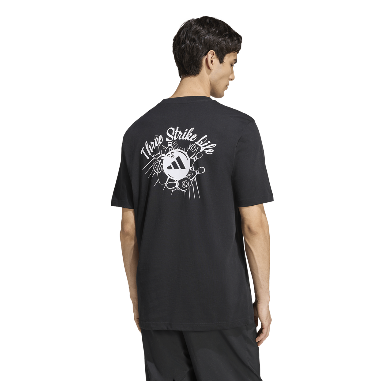 adidas Novelty Bowl Graphic T-Shirt Image 3 of 7. Tap to open photo gallery.