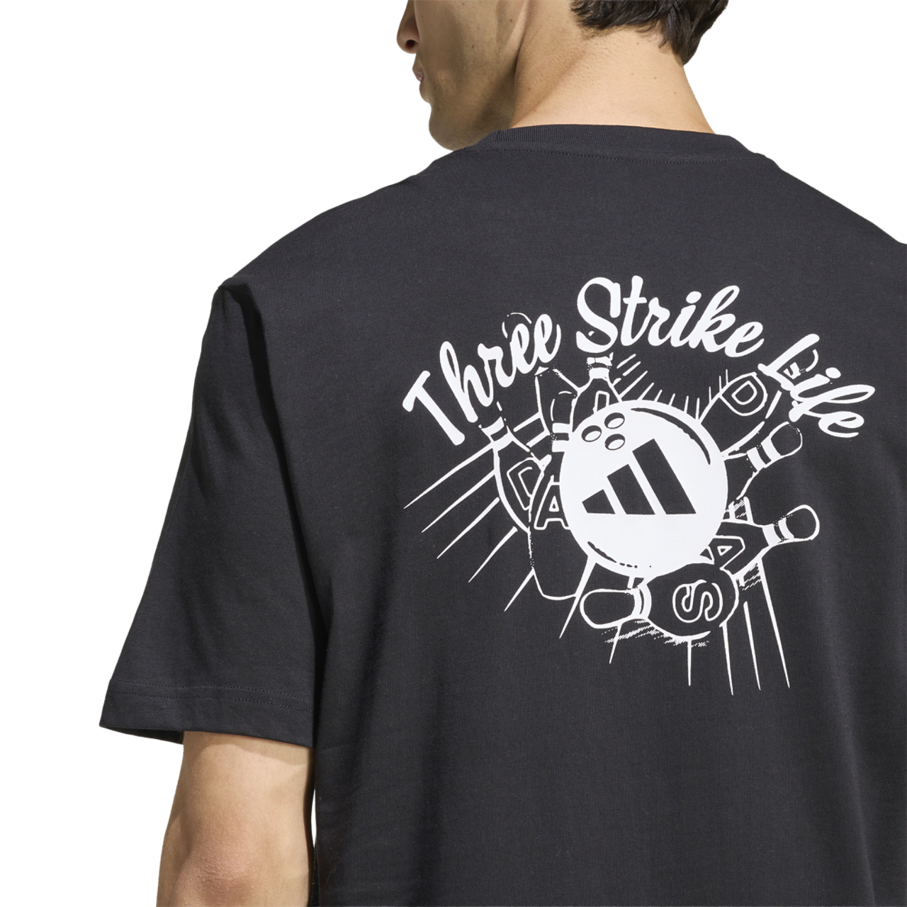 adidas Novelty Bowl Graphic T-Shirt Image 4 of 7. Tap to open photo gallery.