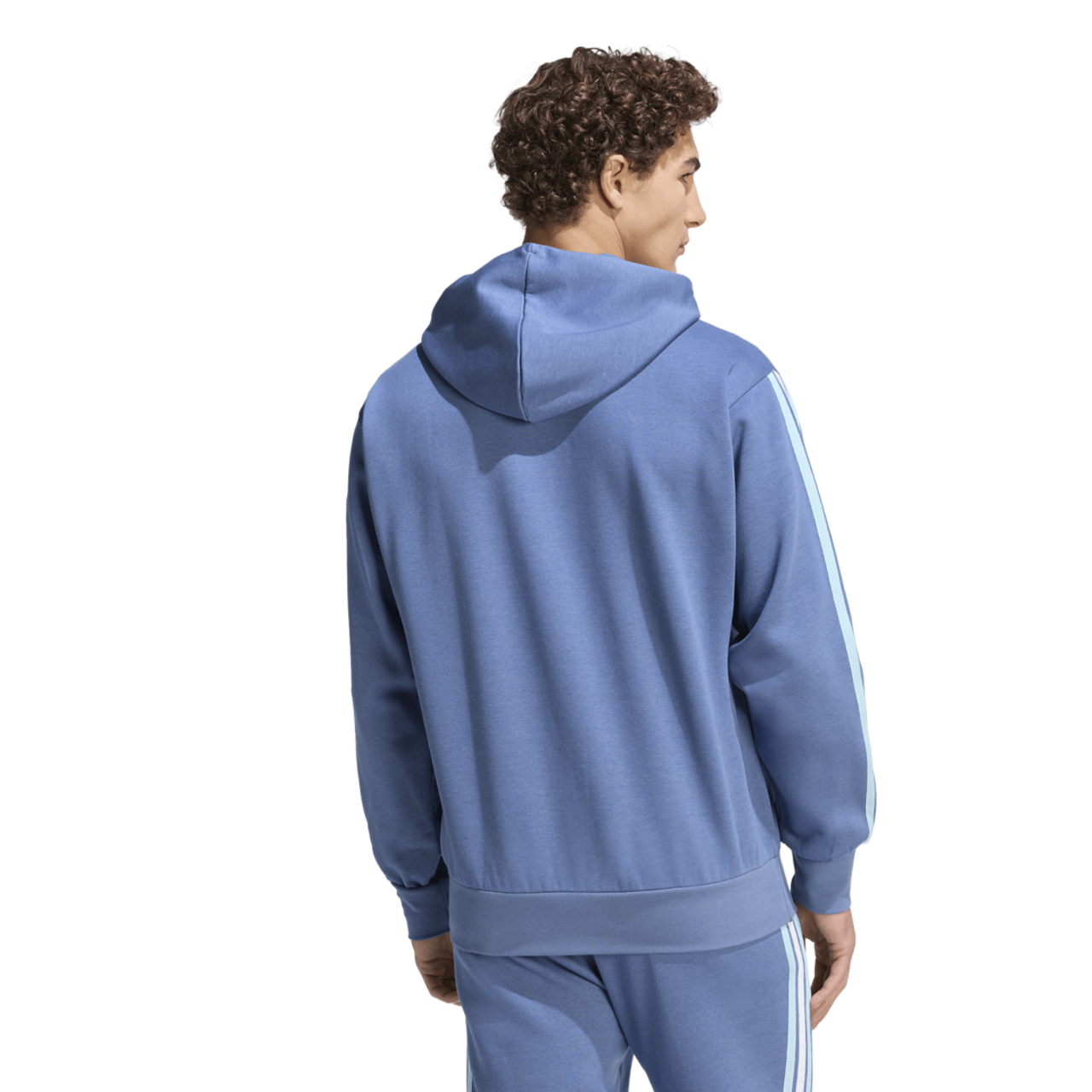 adidas Argentina Dna Fleece Hoodie Image 2 of 6. Tap to open photo gallery.