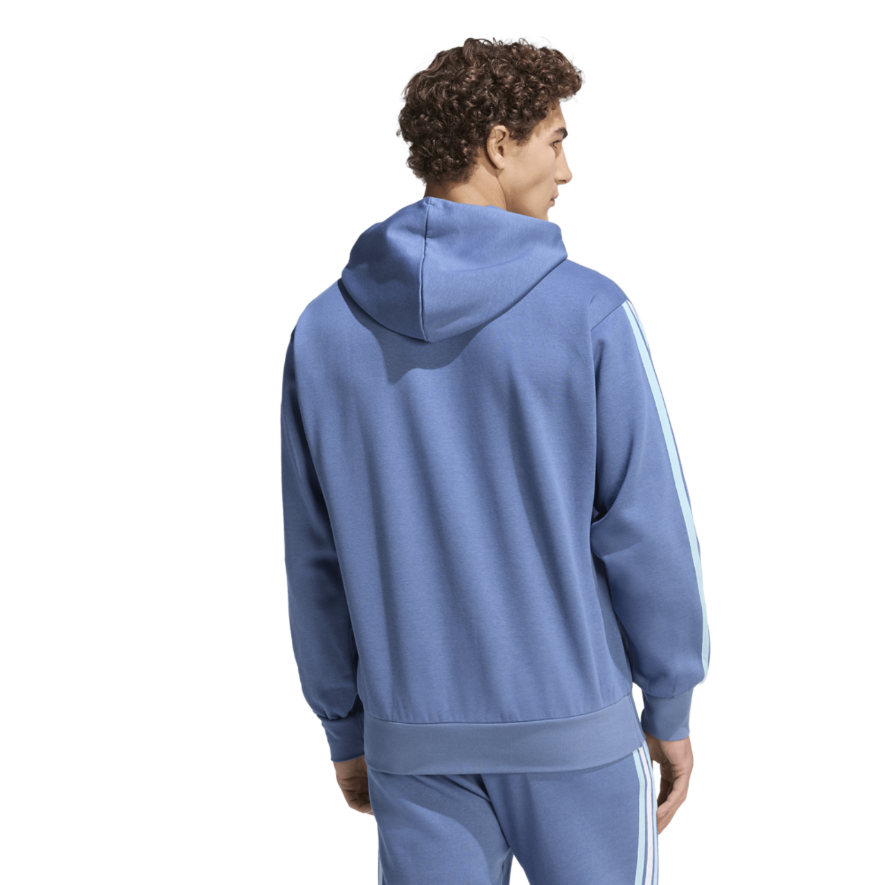 adidas Argentina Dna Fleece Hoodie Image 2 of 6. Tap to open photo gallery.
