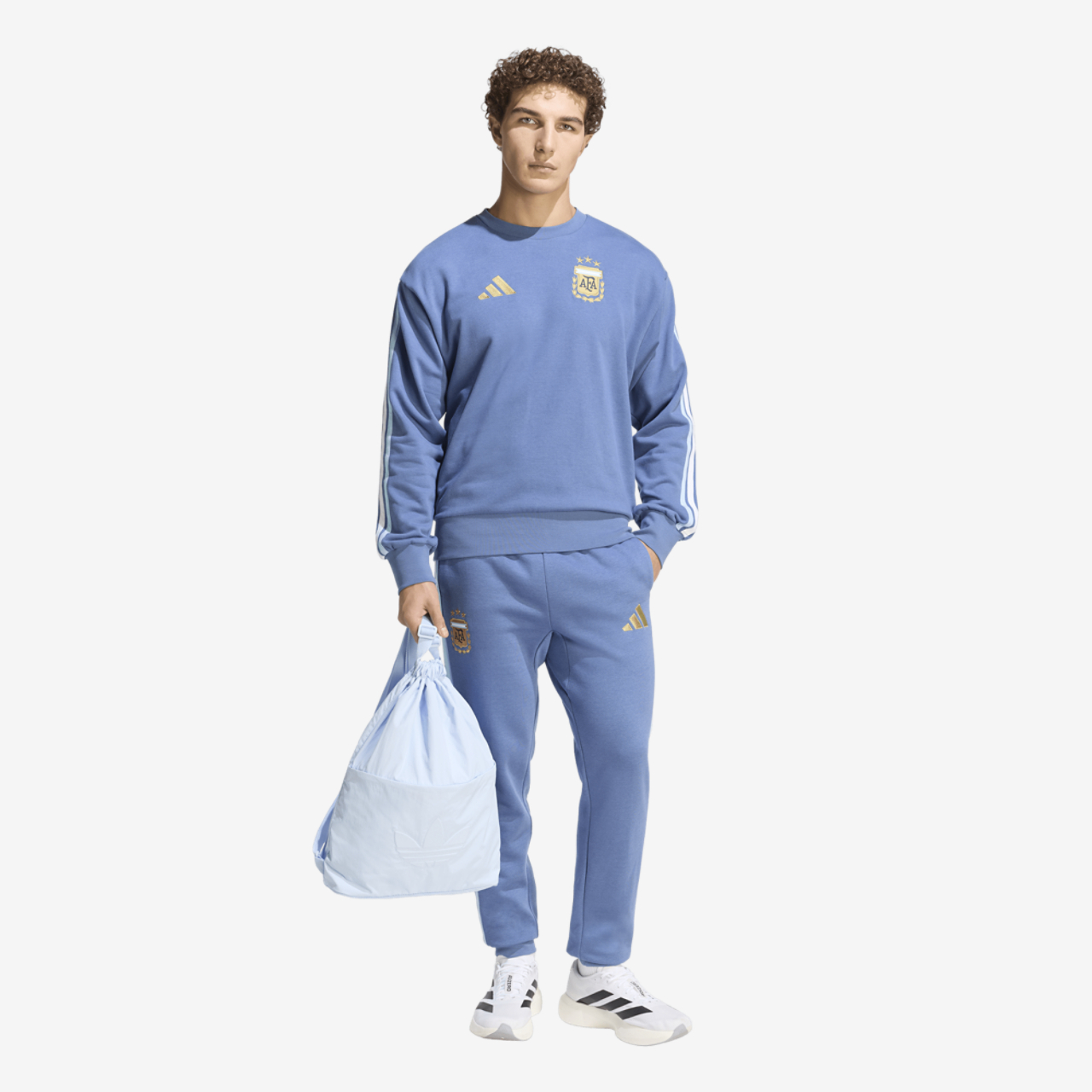 adidas Argentina Dna Fleece Pants Image 3 of 6. Tap to open photo gallery.