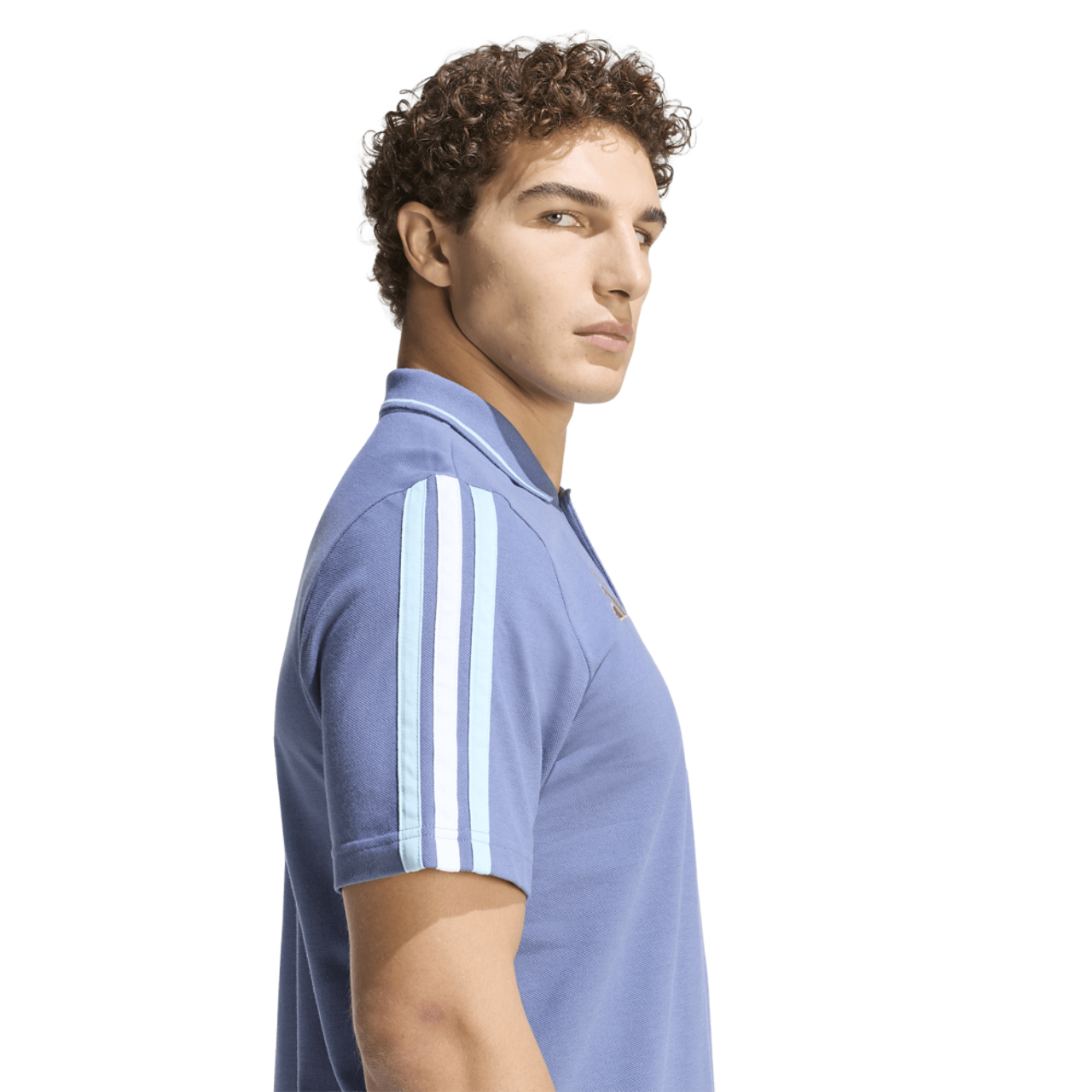adidas Argentina Alphaskin Polo Image 4 of 6. Tap to open photo gallery.