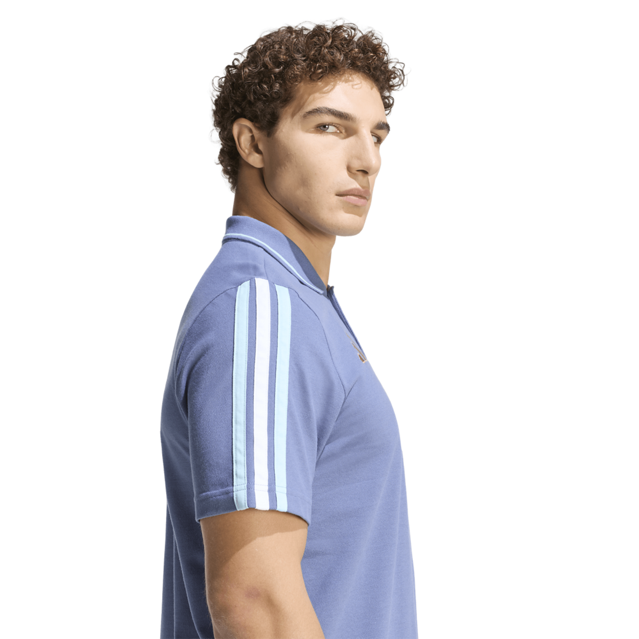 adidas Argentina Alphaskin Polo Image 4 of 6. Tap to open photo gallery.