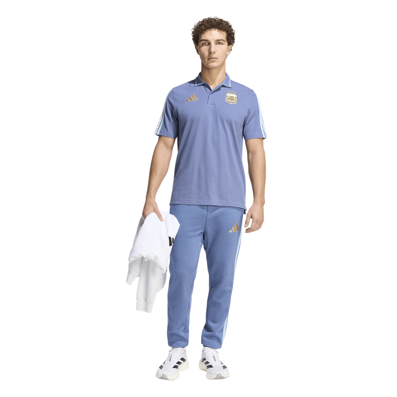 adidas Argentina Alphaskin Polo Image 5 of 6. Tap to open photo gallery.