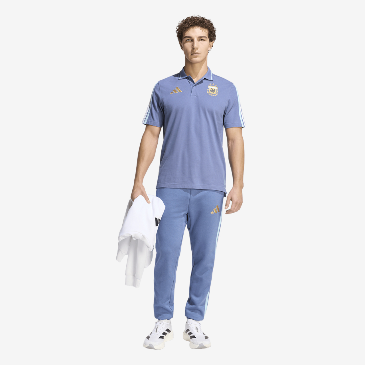 adidas Argentina Alphaskin Polo Image 5 of 6. Tap to open photo gallery.