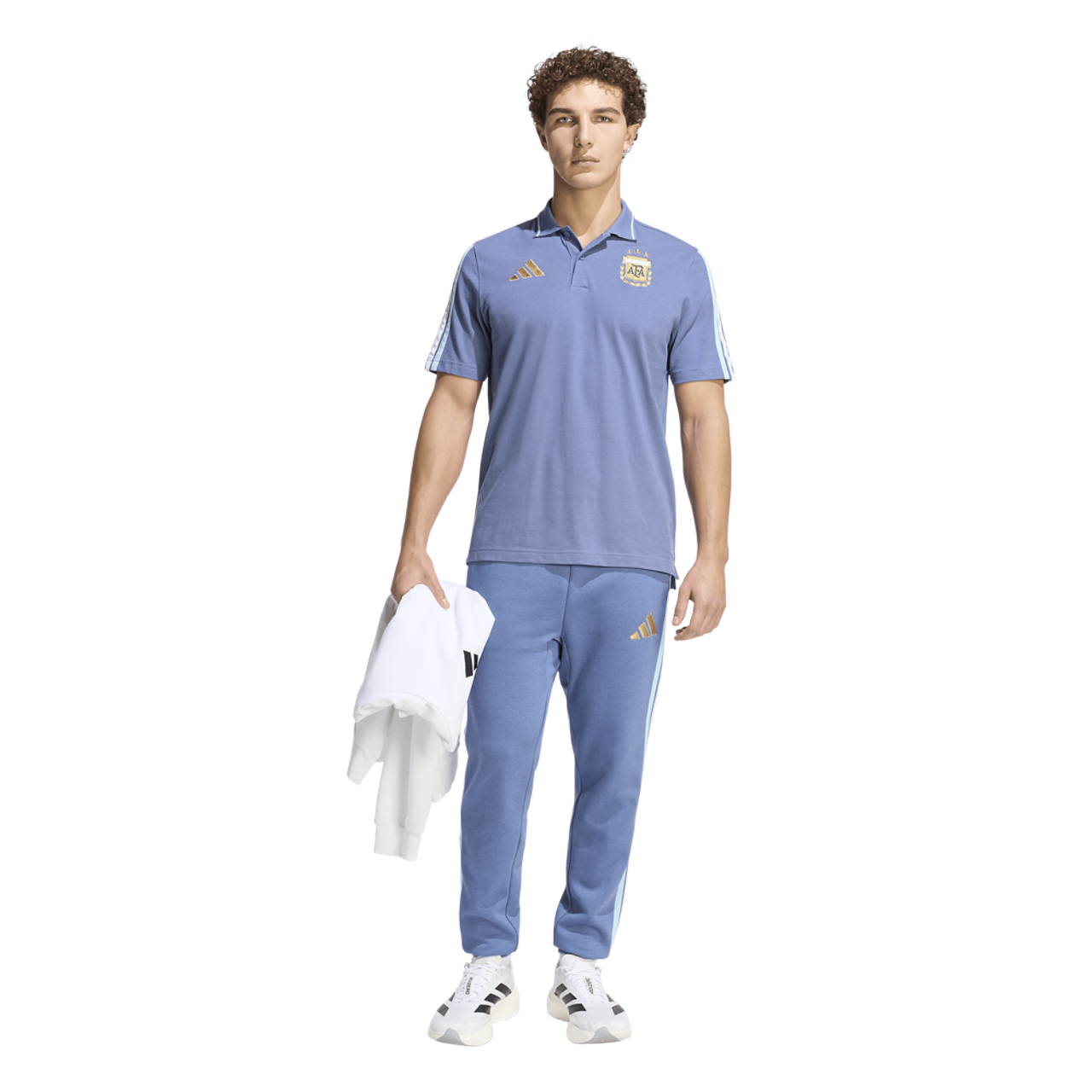 adidas Argentina Alphaskin Polo Image 5 of 6. Tap to open photo gallery.