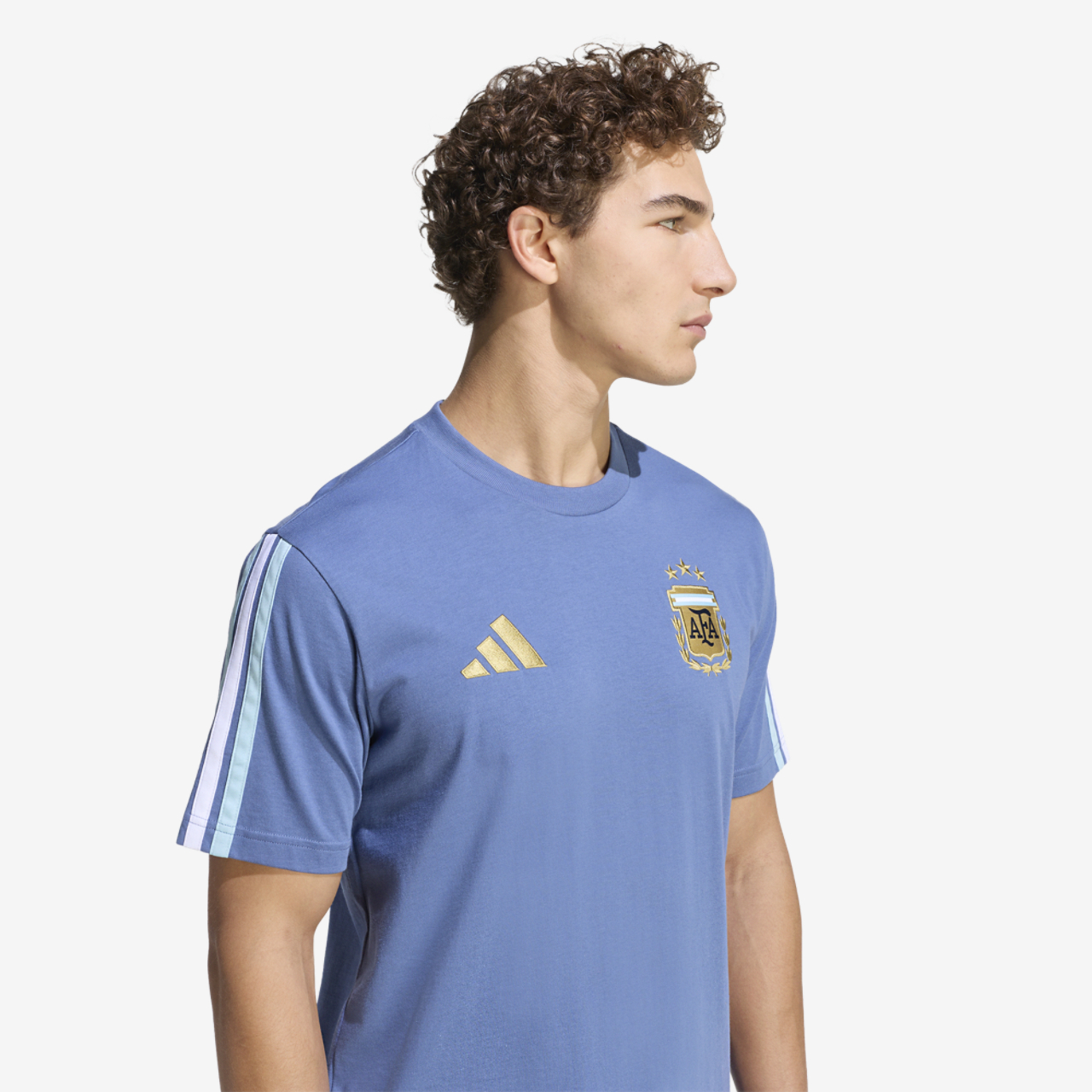 adidas Argentina Dna T-Shirt Image 3 of 6. Tap to open photo gallery.