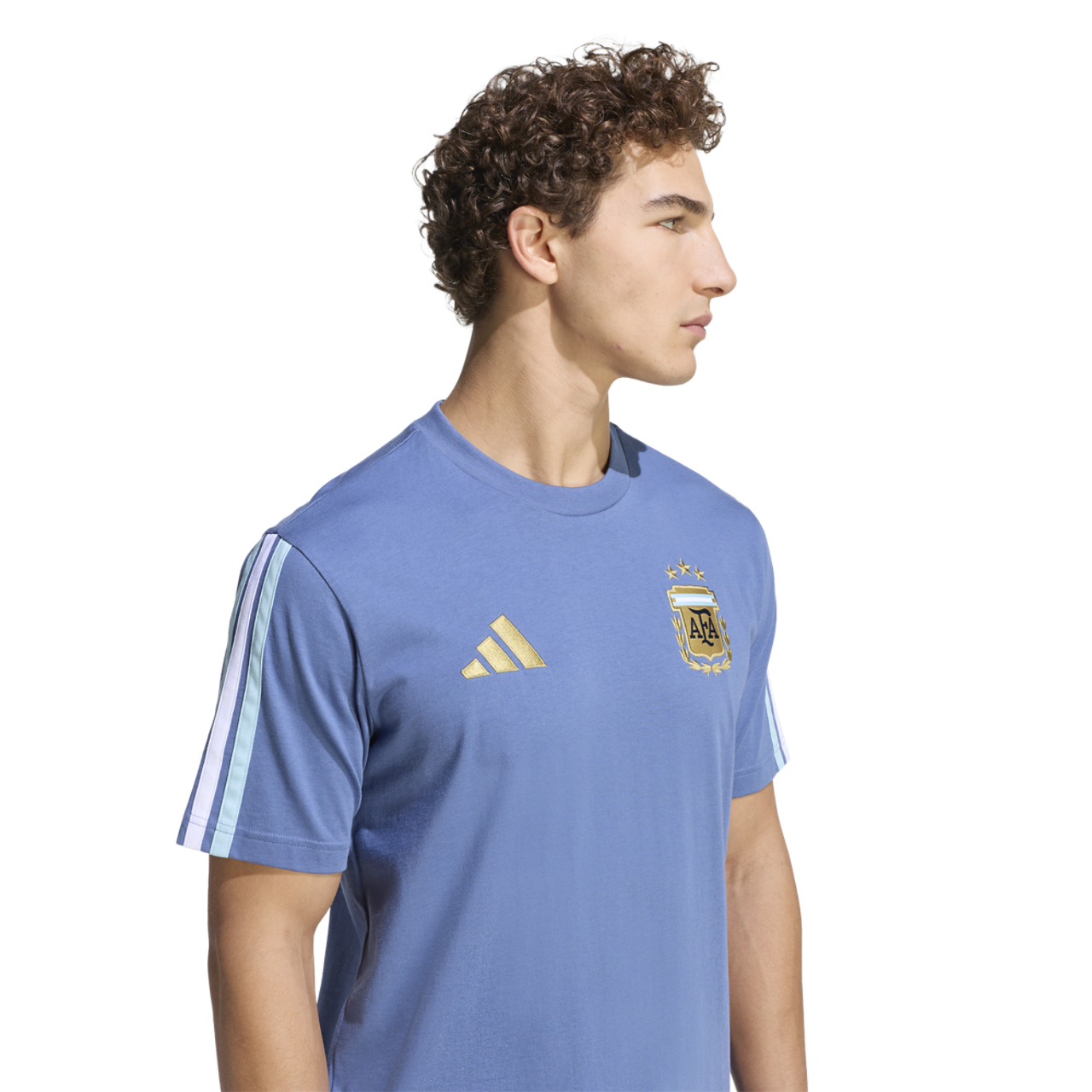 adidas Argentina Dna T-Shirt Image 3 of 6. Tap to open photo gallery.