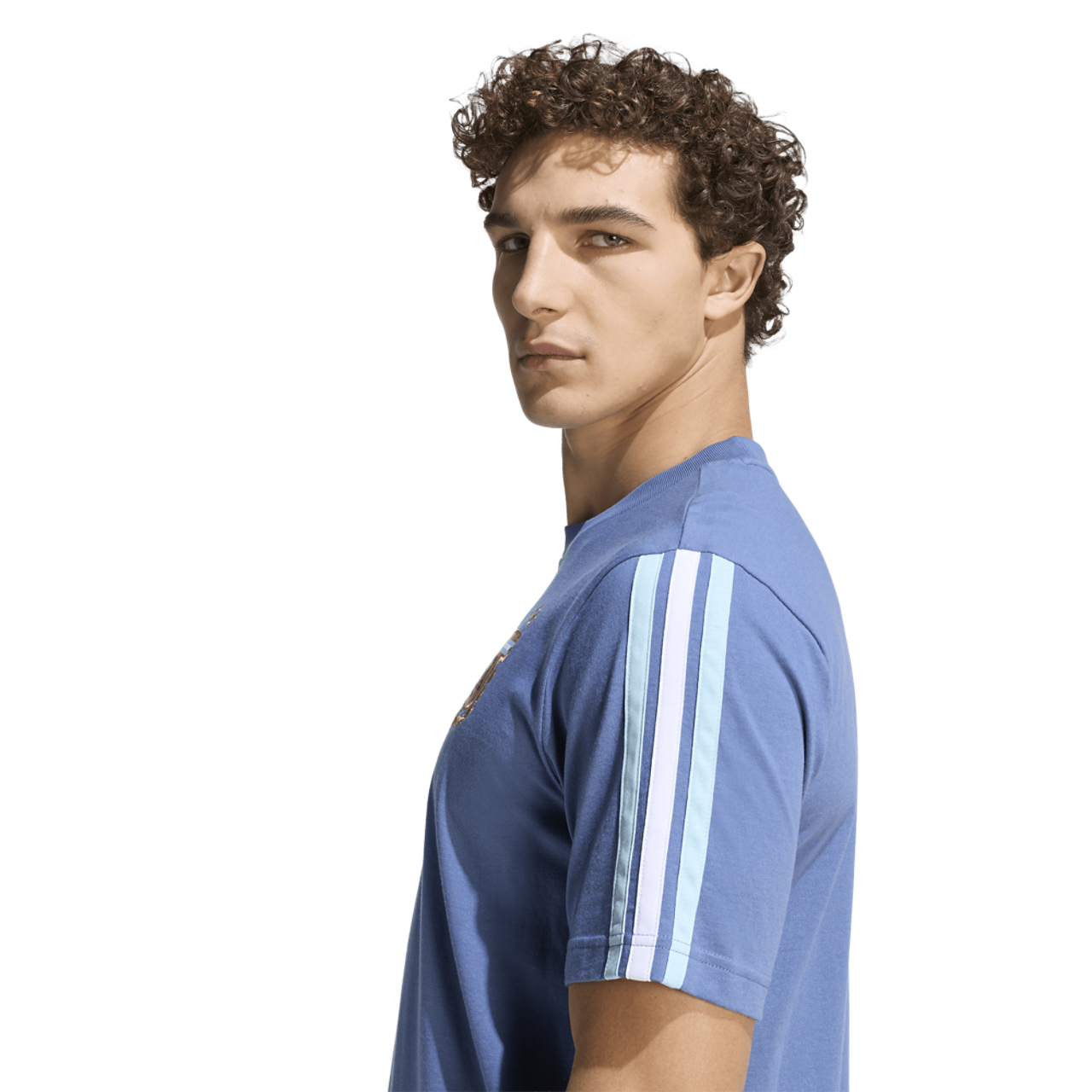 adidas Argentina Dna T-Shirt Image 4 of 6. Tap to open photo gallery.