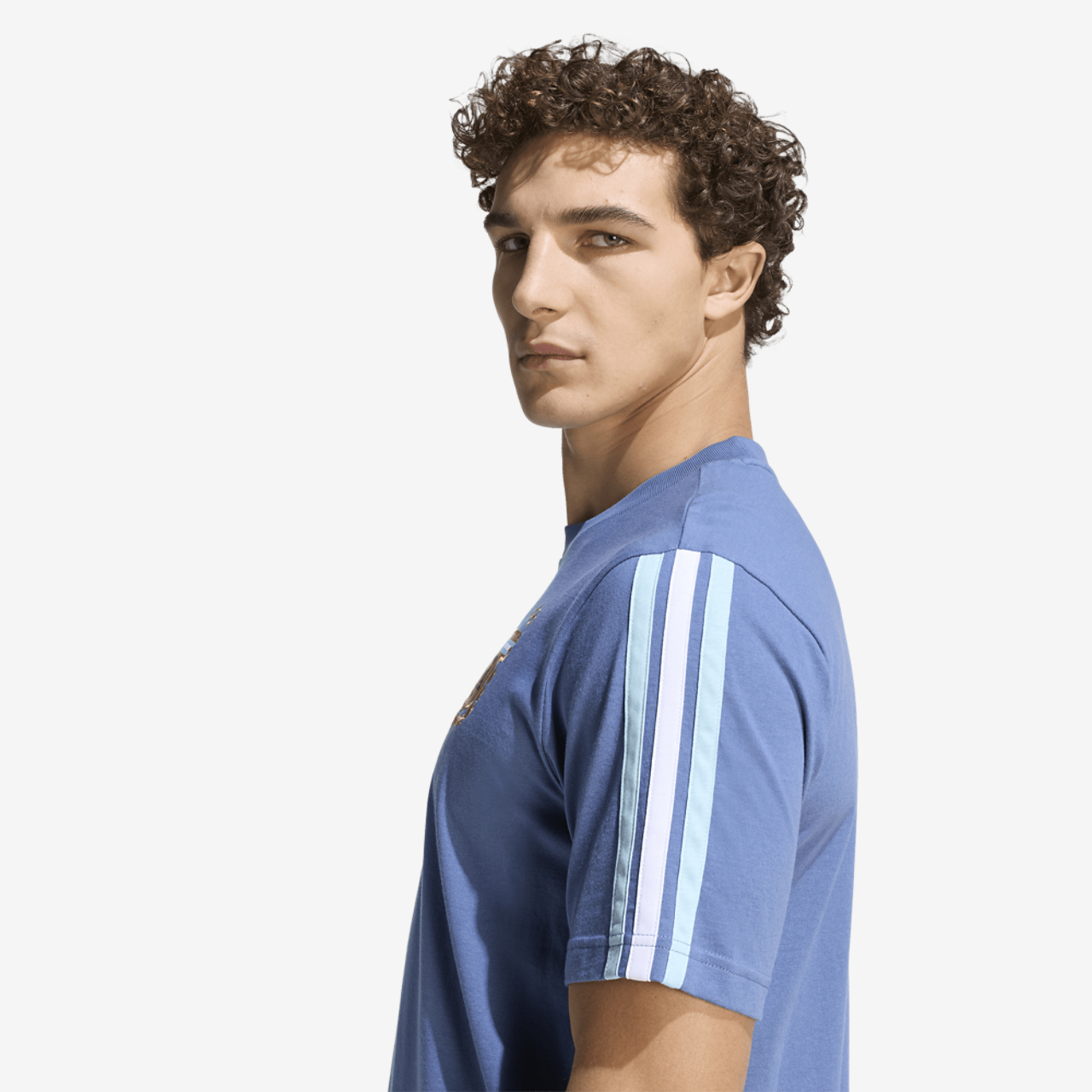 adidas Argentina Dna T-Shirt Image 4 of 6. Tap to open photo gallery.
