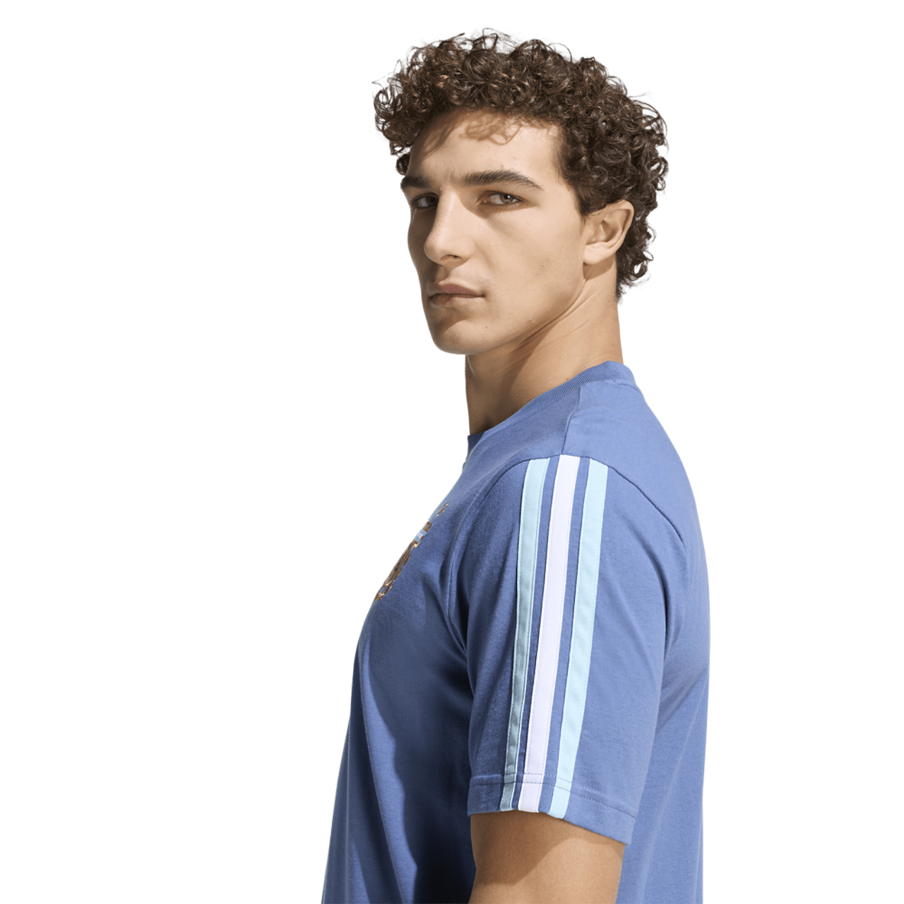adidas Argentina Dna T-Shirt Image 4 of 6. Tap to open photo gallery.