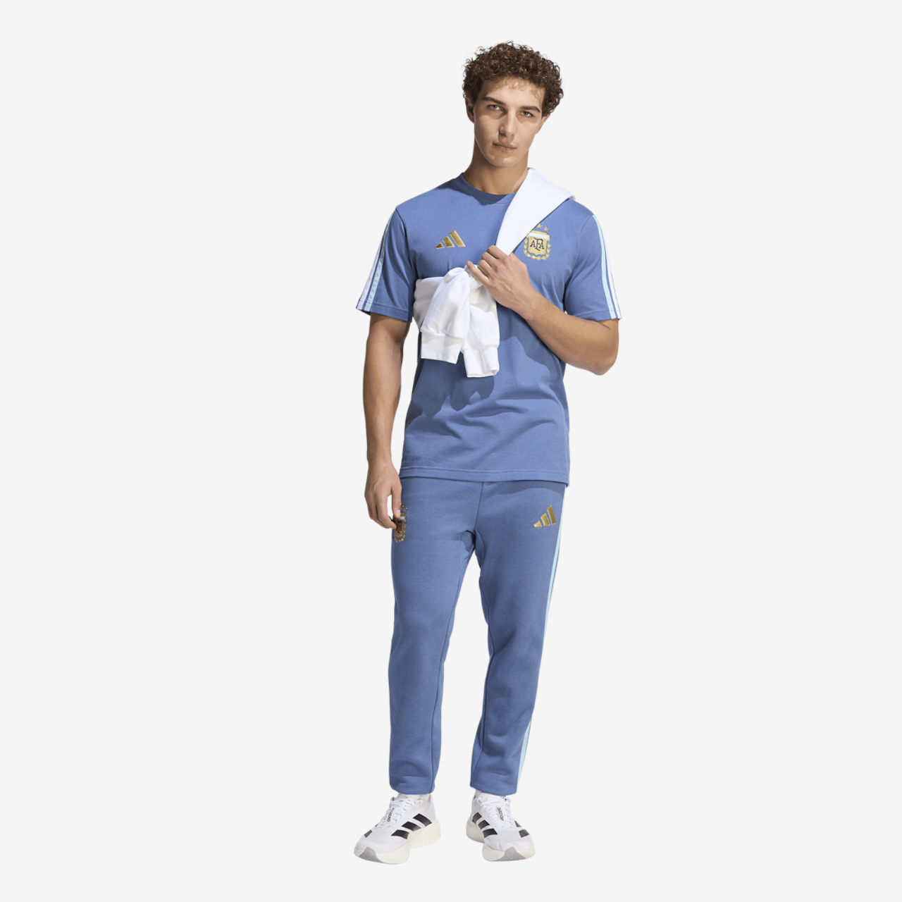 adidas Argentina Dna T-Shirt Image 5 of 6. Tap to open photo gallery.