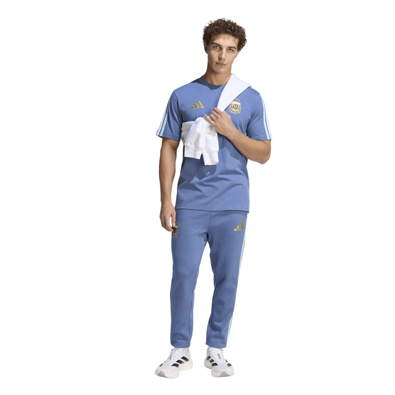 adidas Argentina Dna T-Shirt Image 5 of 6. Tap to open photo gallery.