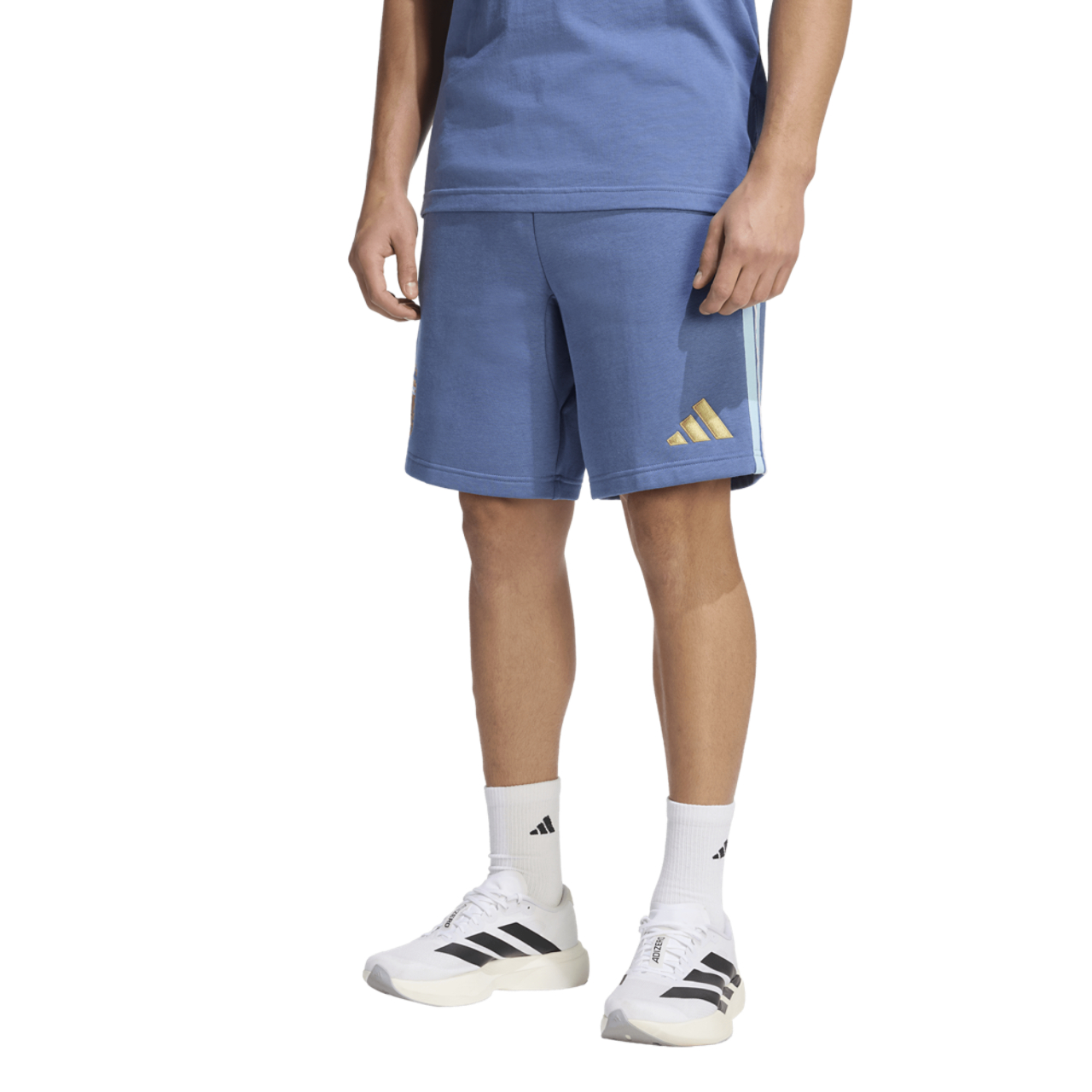 adidas Argentina Dna Fleece Shorts Image 1 of 6. Tap to open photo gallery.