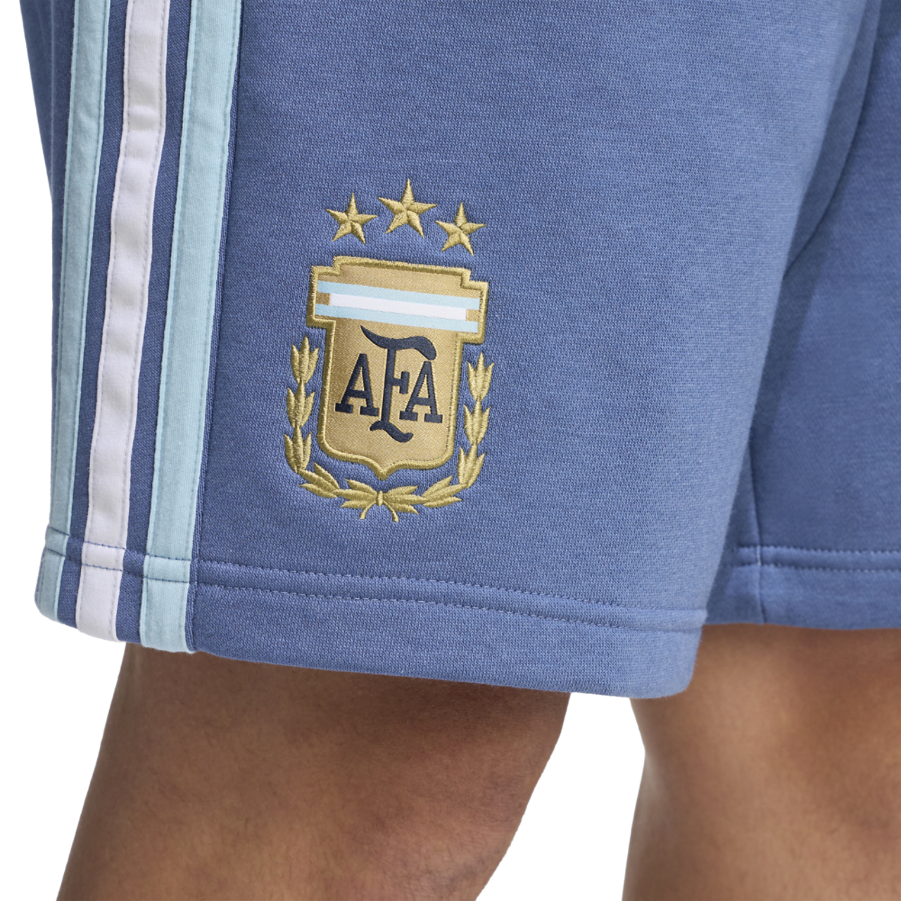 adidas Argentina Dna Fleece Shorts Image 5 of 6. Tap to open photo gallery.