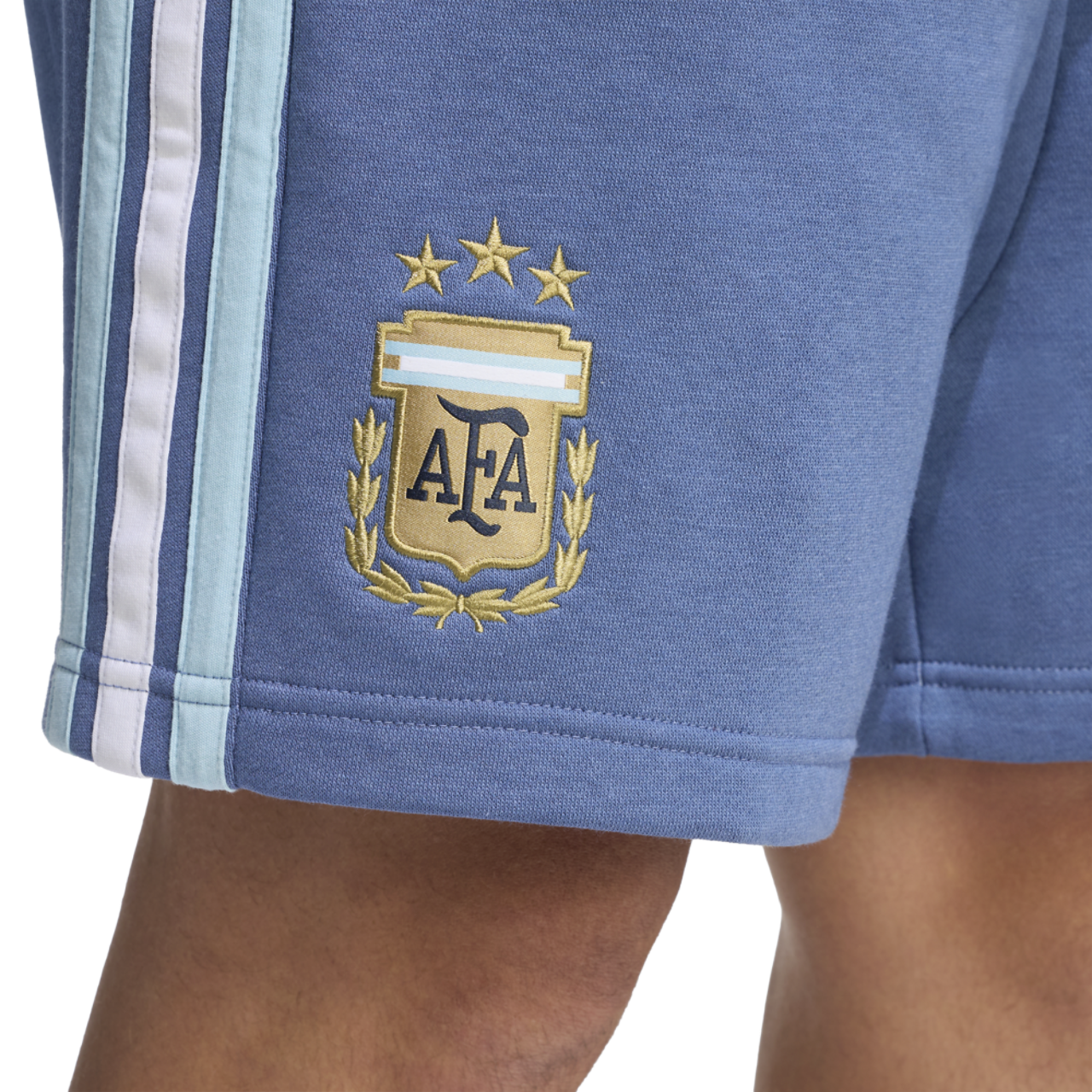 adidas Argentina Dna Fleece Shorts Image 5 of 6. Tap to open photo gallery.