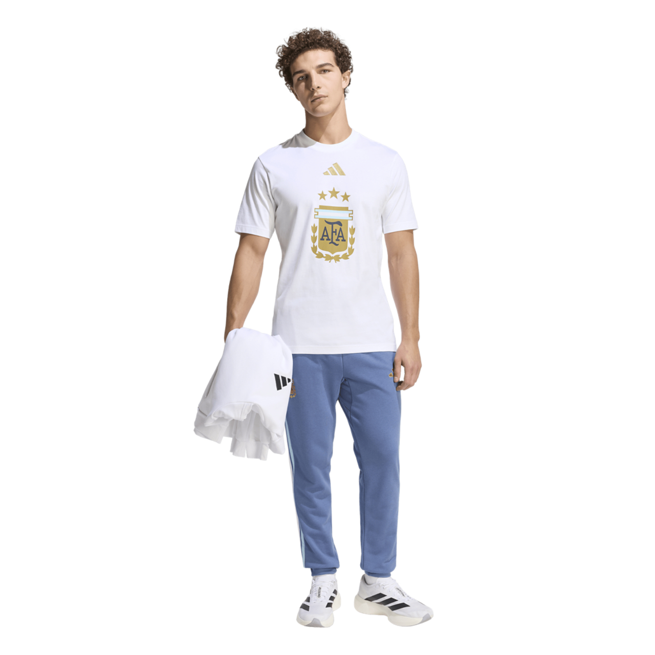 adidas Argentina Dna Graphic T-Shirt Image 3 of 6. Tap to open photo gallery.