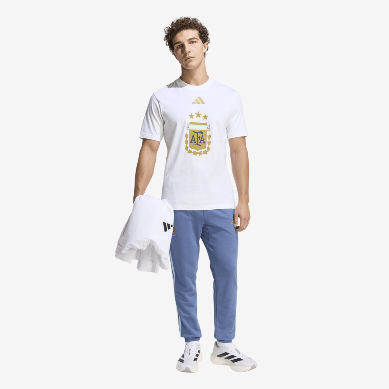 adidas Argentina Dna Graphic T-Shirt Image 3 of 6. Tap to open photo gallery.