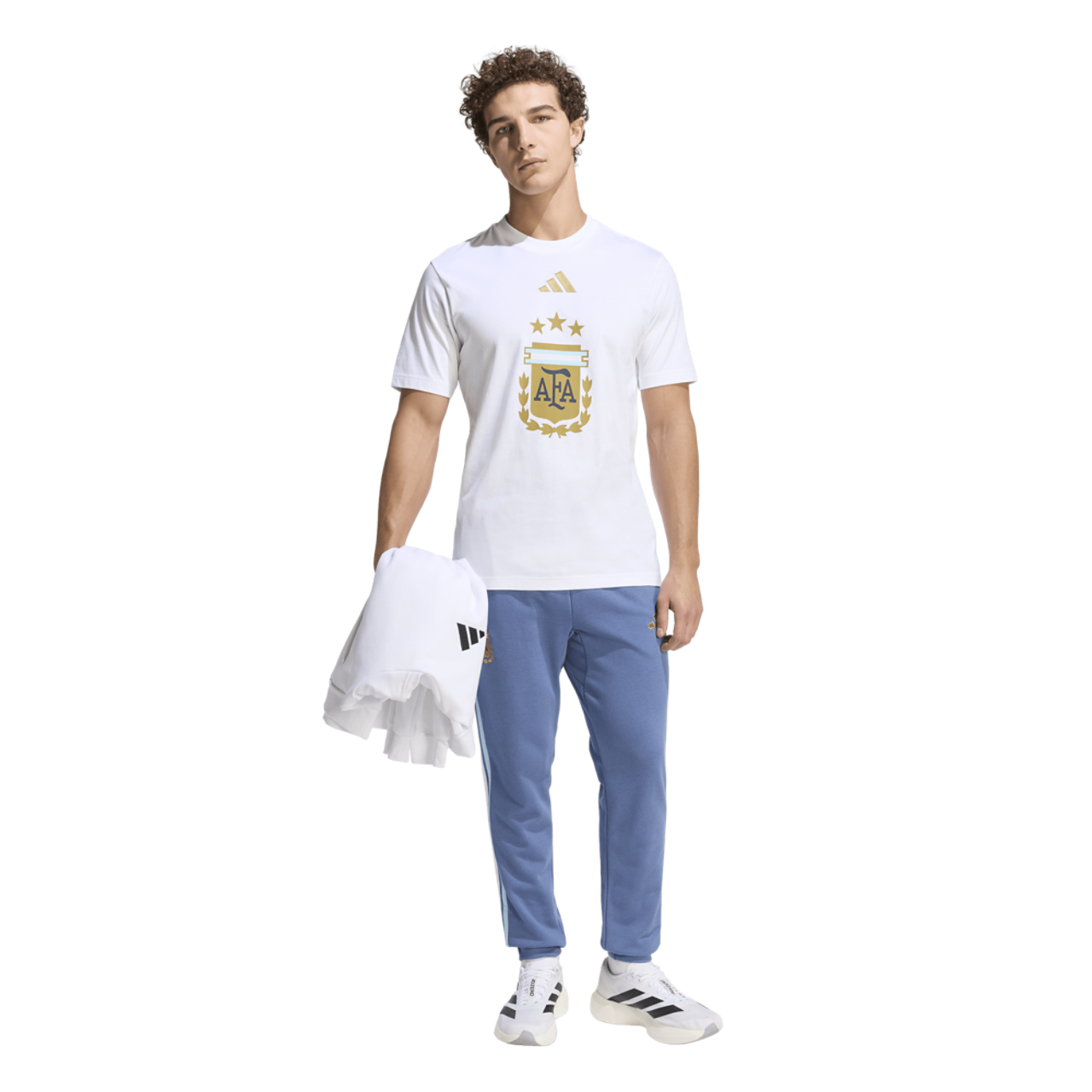 adidas Argentina Dna Graphic T-Shirt Image 3 of 6. Tap to open photo gallery.