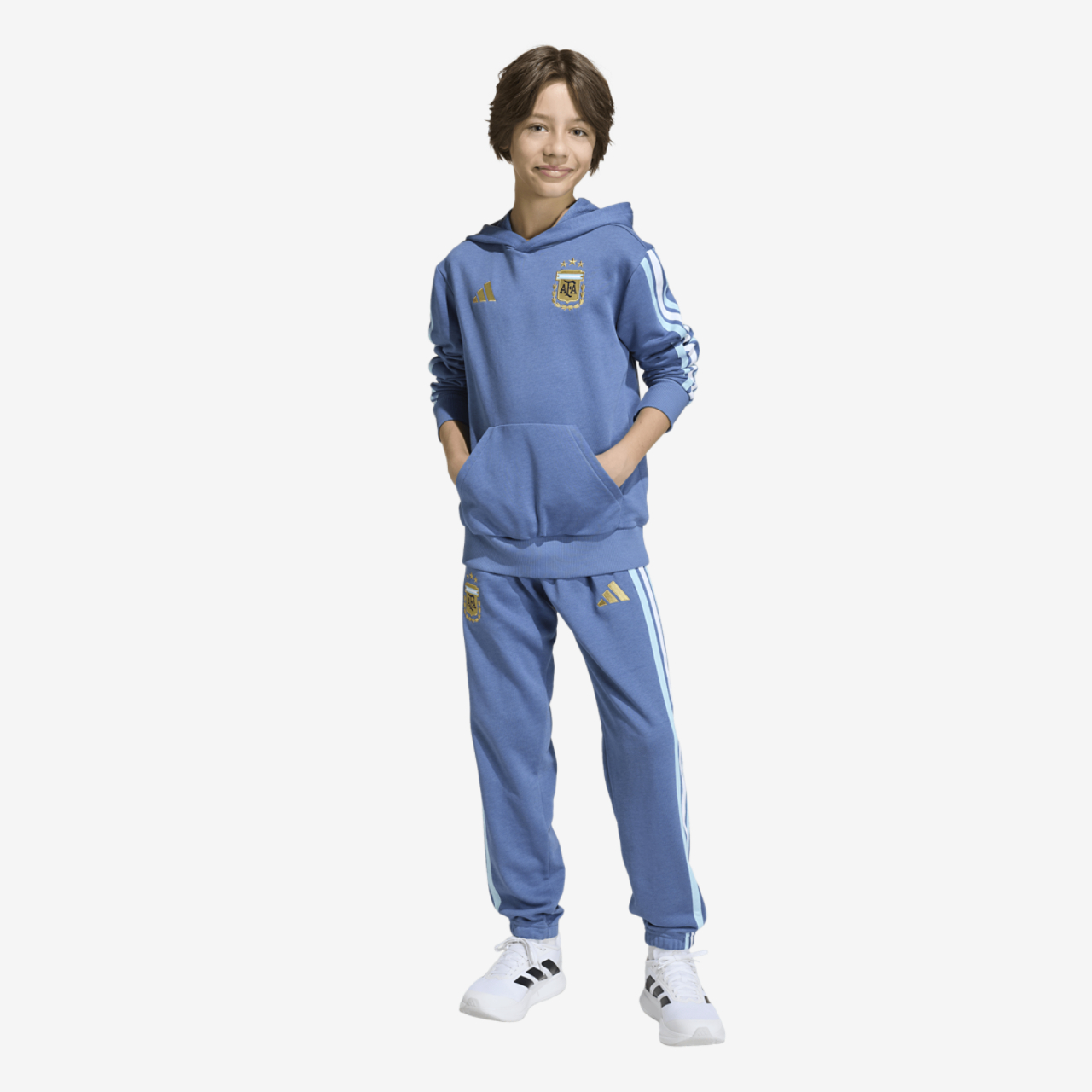 adidas Argentina World Cup Away Kids Pants Image 3 of 8. Tap to open photo gallery.