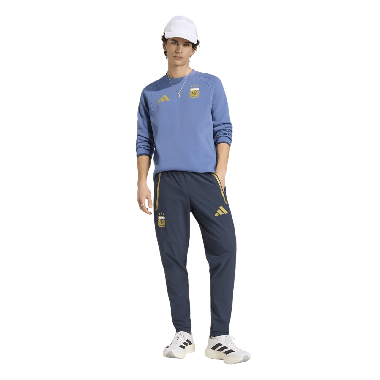 adidas Argentina Tiro Travel Crew Jumper Image 5 of 6. Tap to open photo gallery.