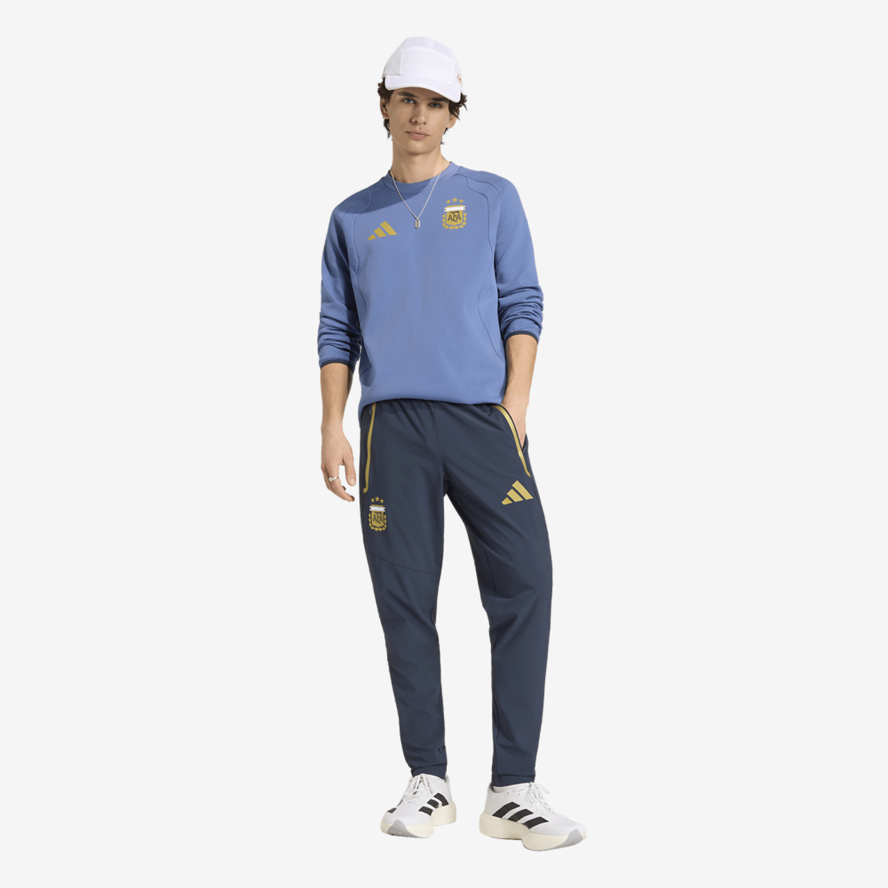 adidas Argentina Tiro Travel Crew Jumper Image 5 of 6. Tap to open photo gallery.