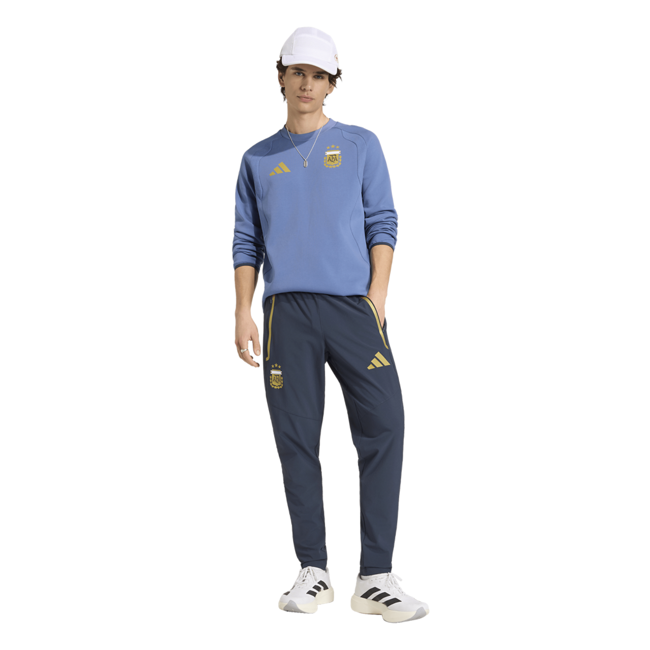 adidas Argentina Tiro Travel Crew Jumper Image 5 of 6. Tap to open photo gallery.