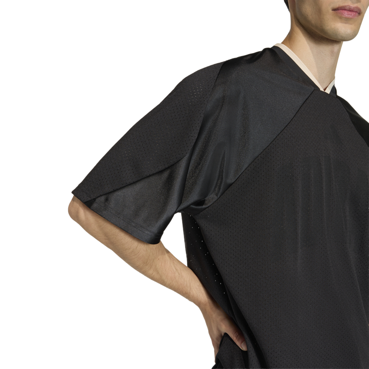 adidas Stadium Graphic Mesh T-Shirt Image 6 of 7. Tap to open photo gallery.