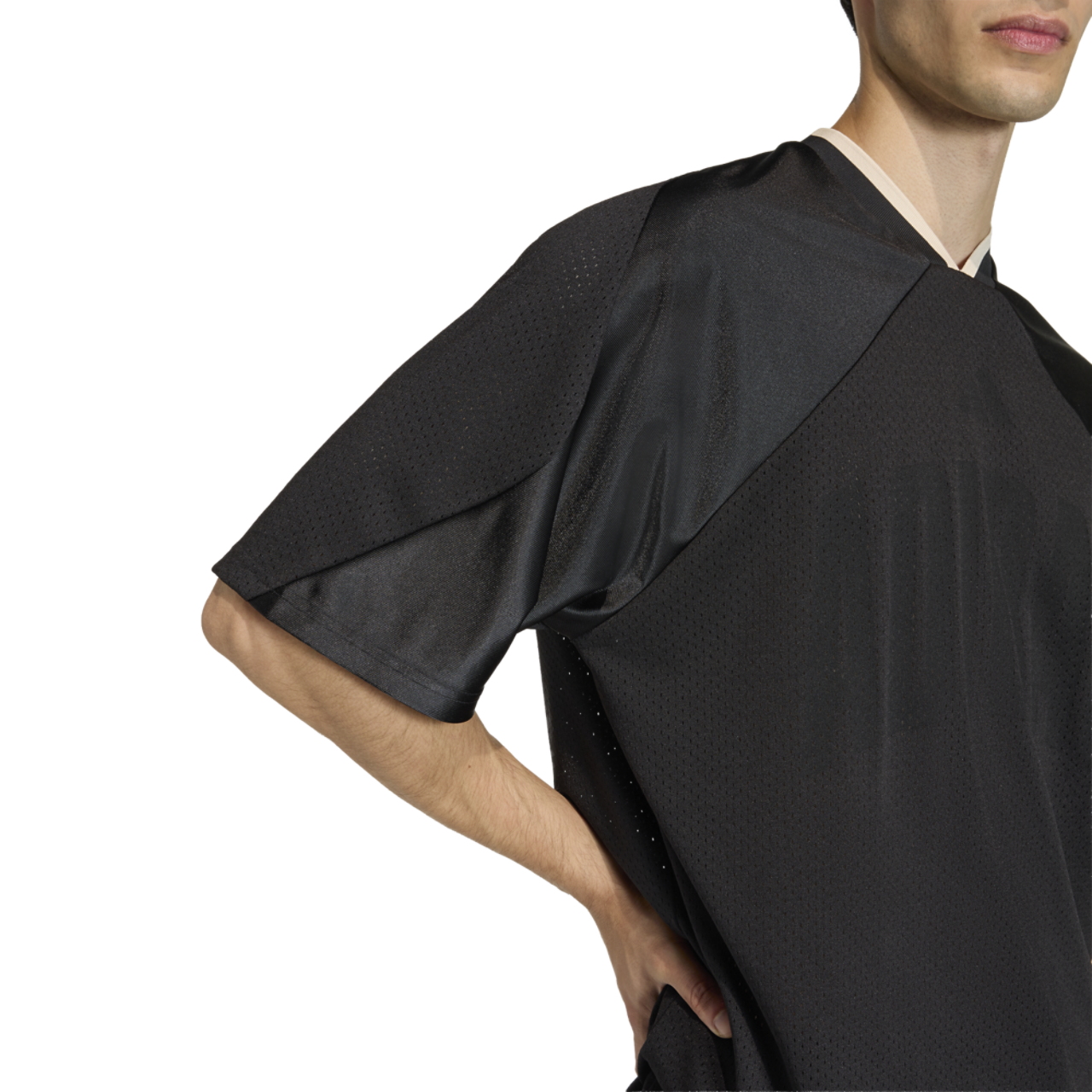 adidas Stadium Graphic Mesh T-Shirt Image 6 of 7. Tap to open photo gallery.