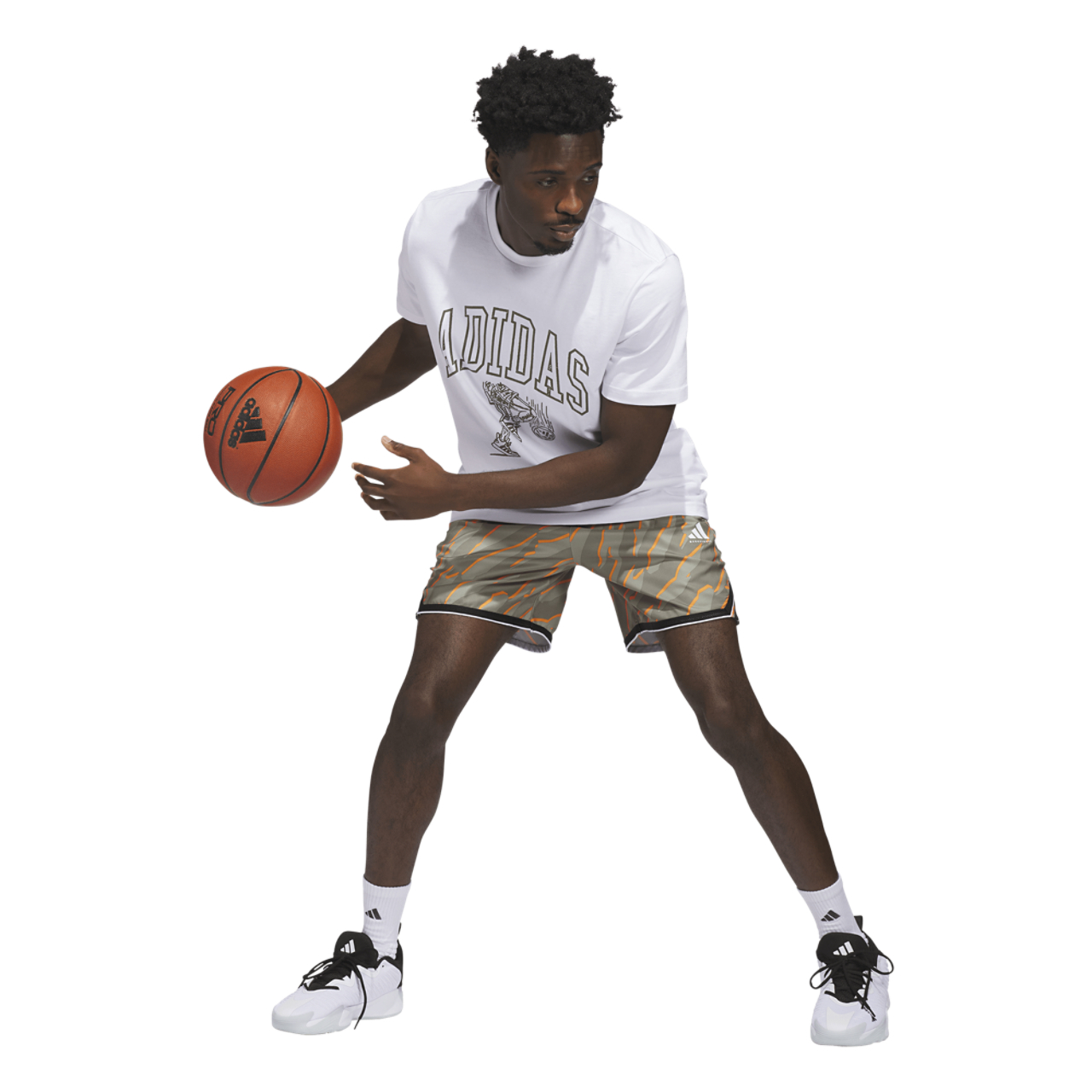 adidas Collegiate Arch Graphic T-Shirt Image 5 of 6. Tap to open photo gallery.